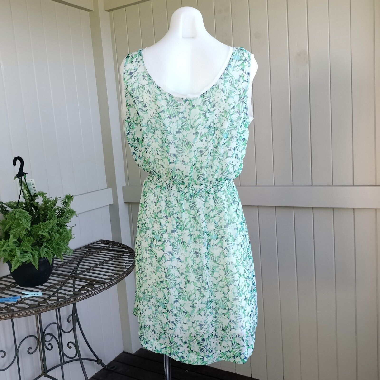 Designer × Esprit × Vintage Esprit Y2K Size 12 Dress Floral A Line Mini Cocktail Size M / US 6-8 / IT 42-44 - 2 Thumbnail