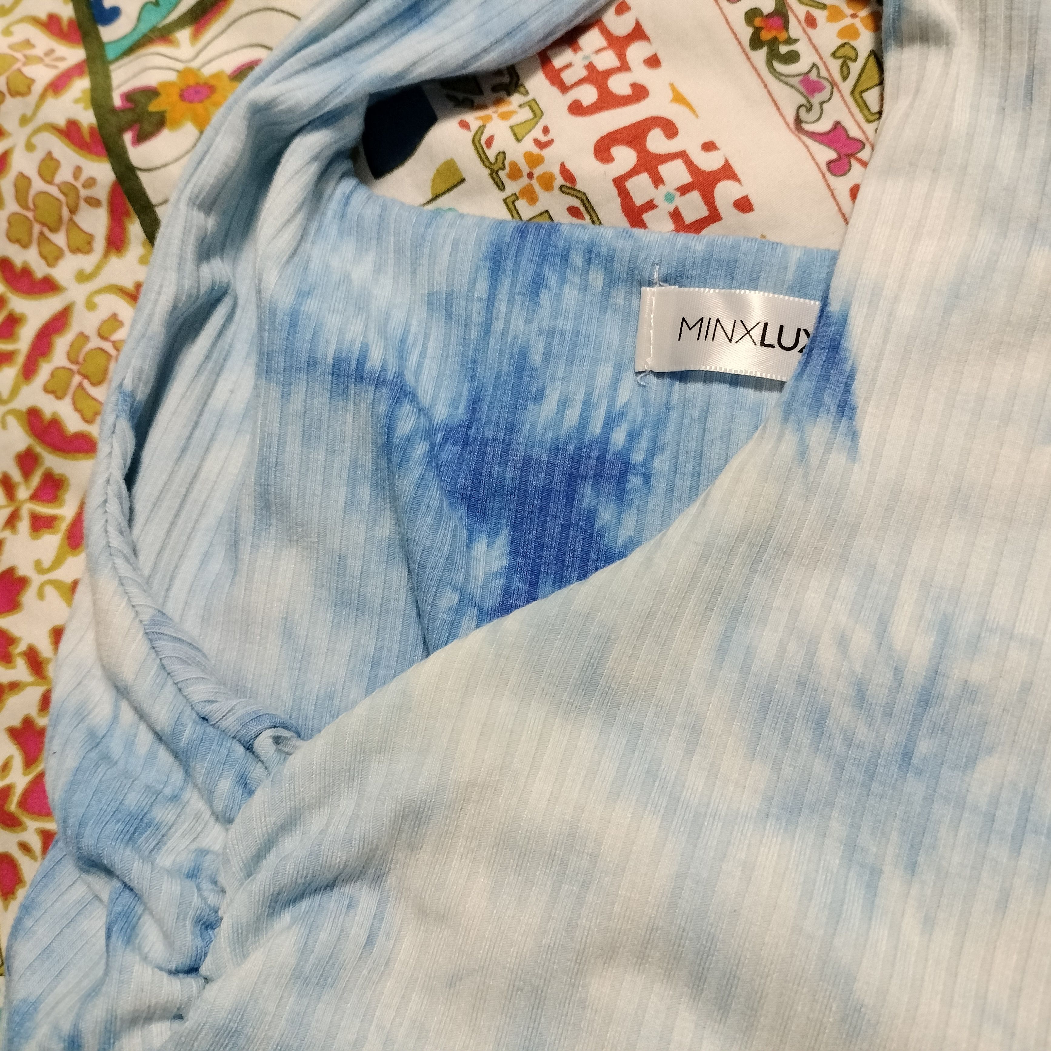 Other Minxluxe by Ally tie dye ruched ribbed crop top Size M / US 6-8 / IT 42-44 - 8 Thumbnail