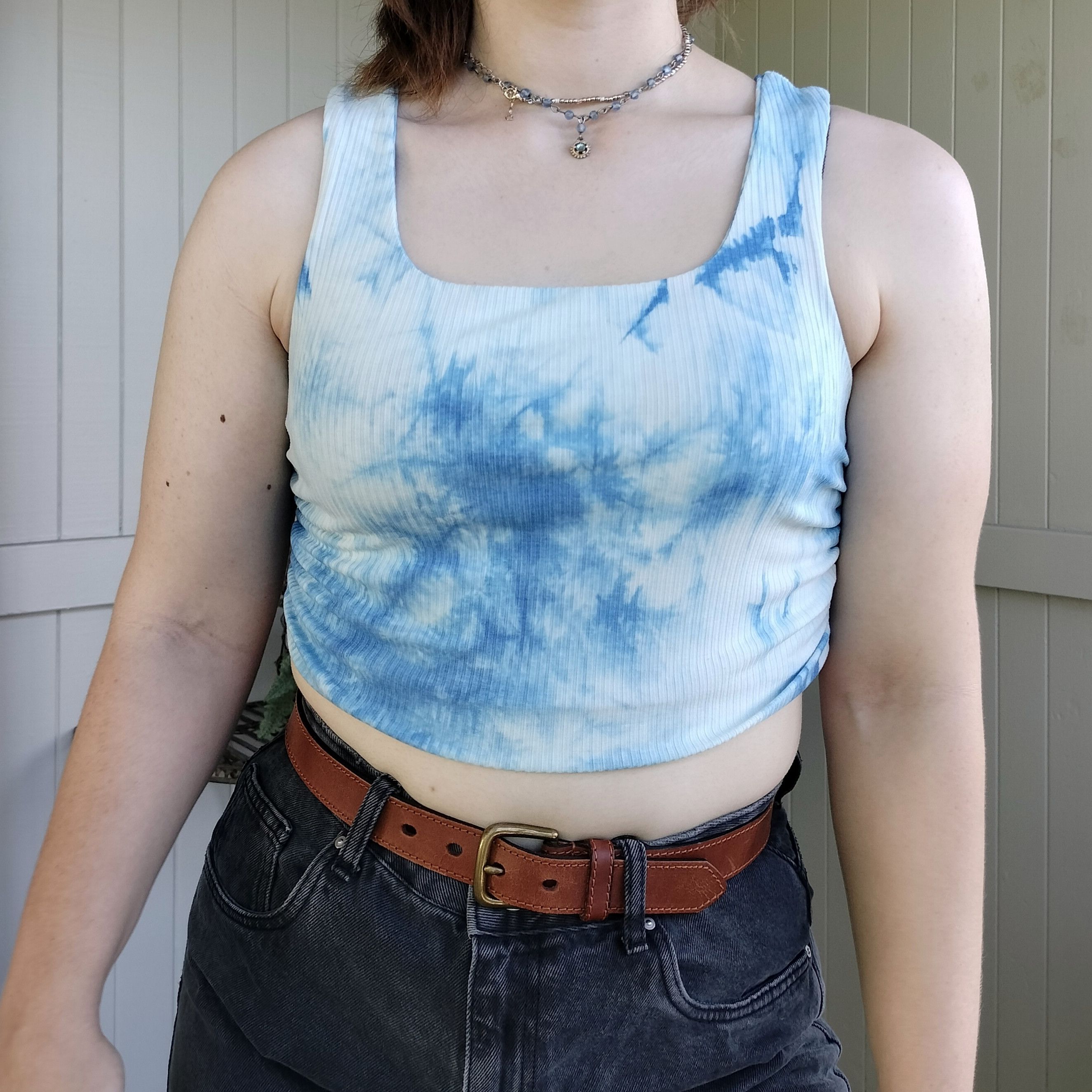 Other Minxluxe by Ally tie dye ruched ribbed crop top Size M / US 6-8 / IT 42-44 - 2 Thumbnail