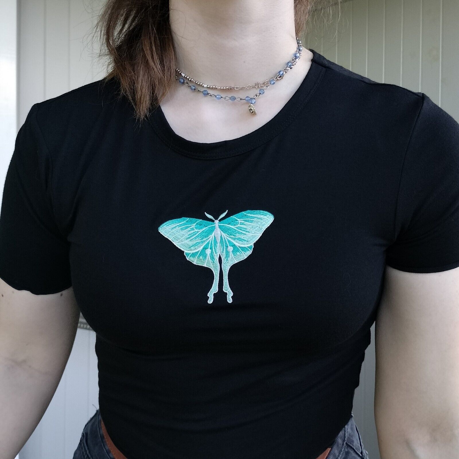 Dangerfield Dangerfield Black Friday Size 8 Crop Top Black Baby Tee Size S / US 4 / IT 40 - 3 Thumbnail