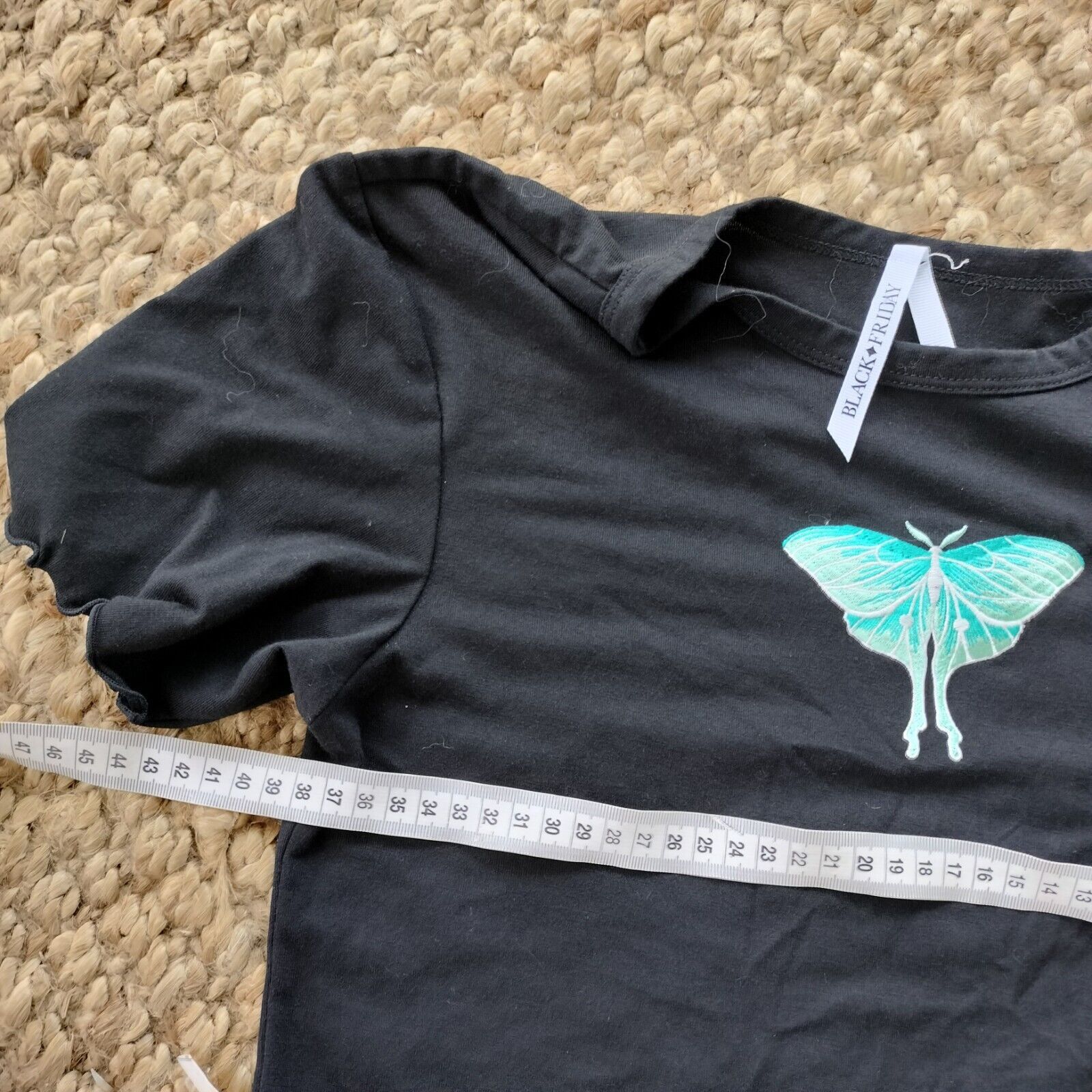 Dangerfield Dangerfield Black Friday Size 8 Crop Top Black Baby Tee Size S / US 4 / IT 40 - 5 Thumbnail