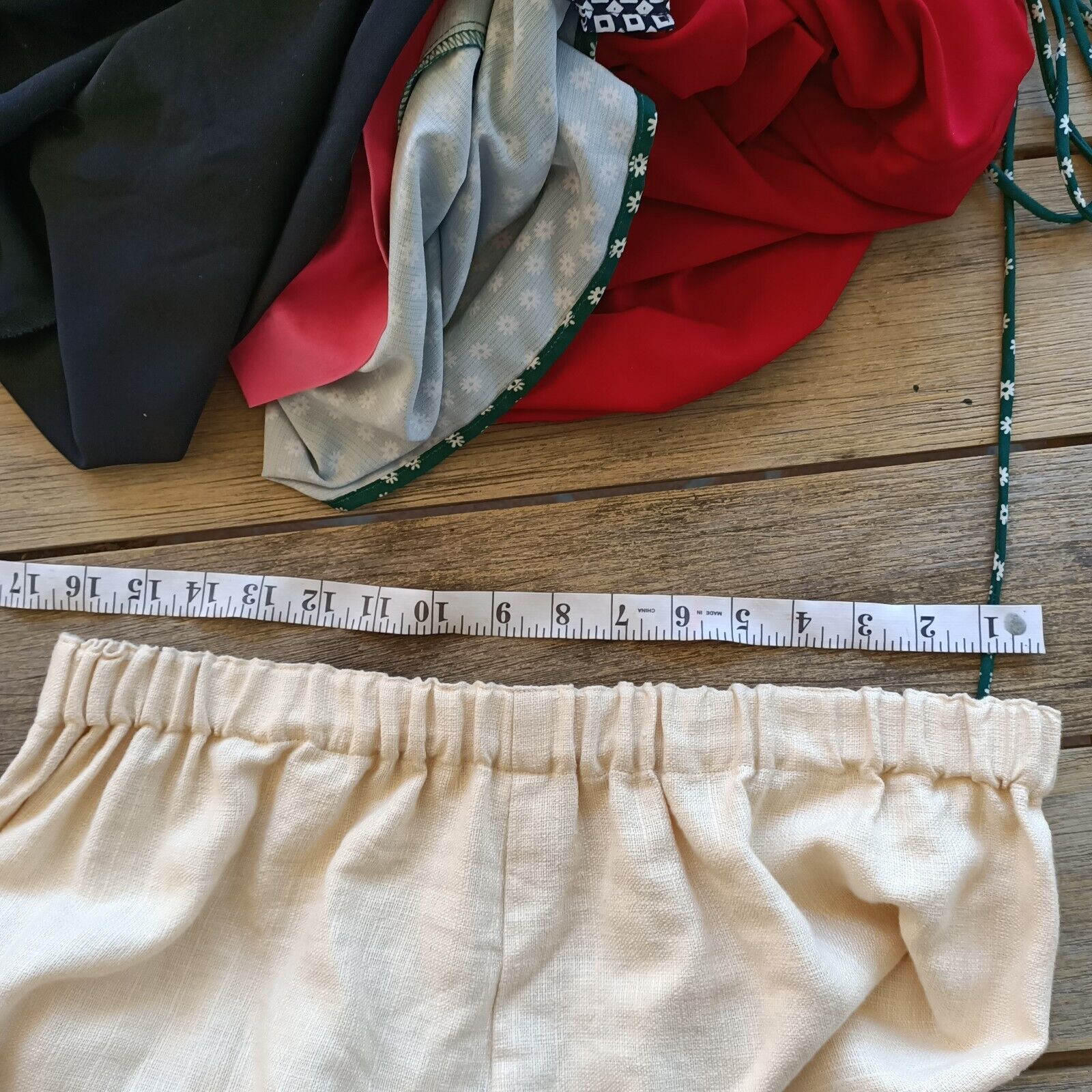 Handmade × Vintage Vintage 80s 90s Size 14 16 Pants Yellow Wide Leg Linen Size 33" - 4 Thumbnail