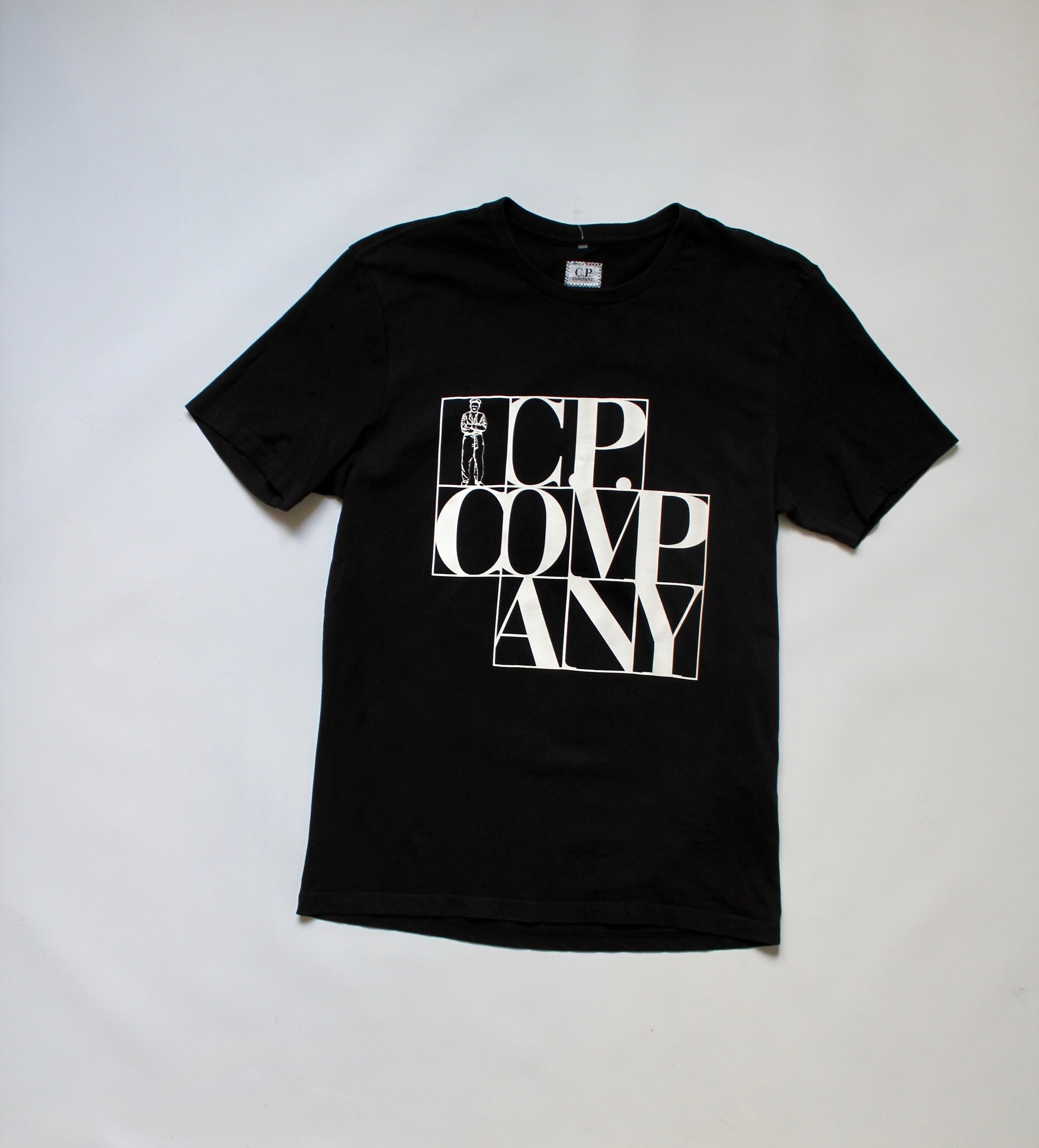 C.P. Company C.P. COMPANY LARGE LOGO PRINT TEE black Size US S / EU 44-46 / 1 - 2 Thumbnail