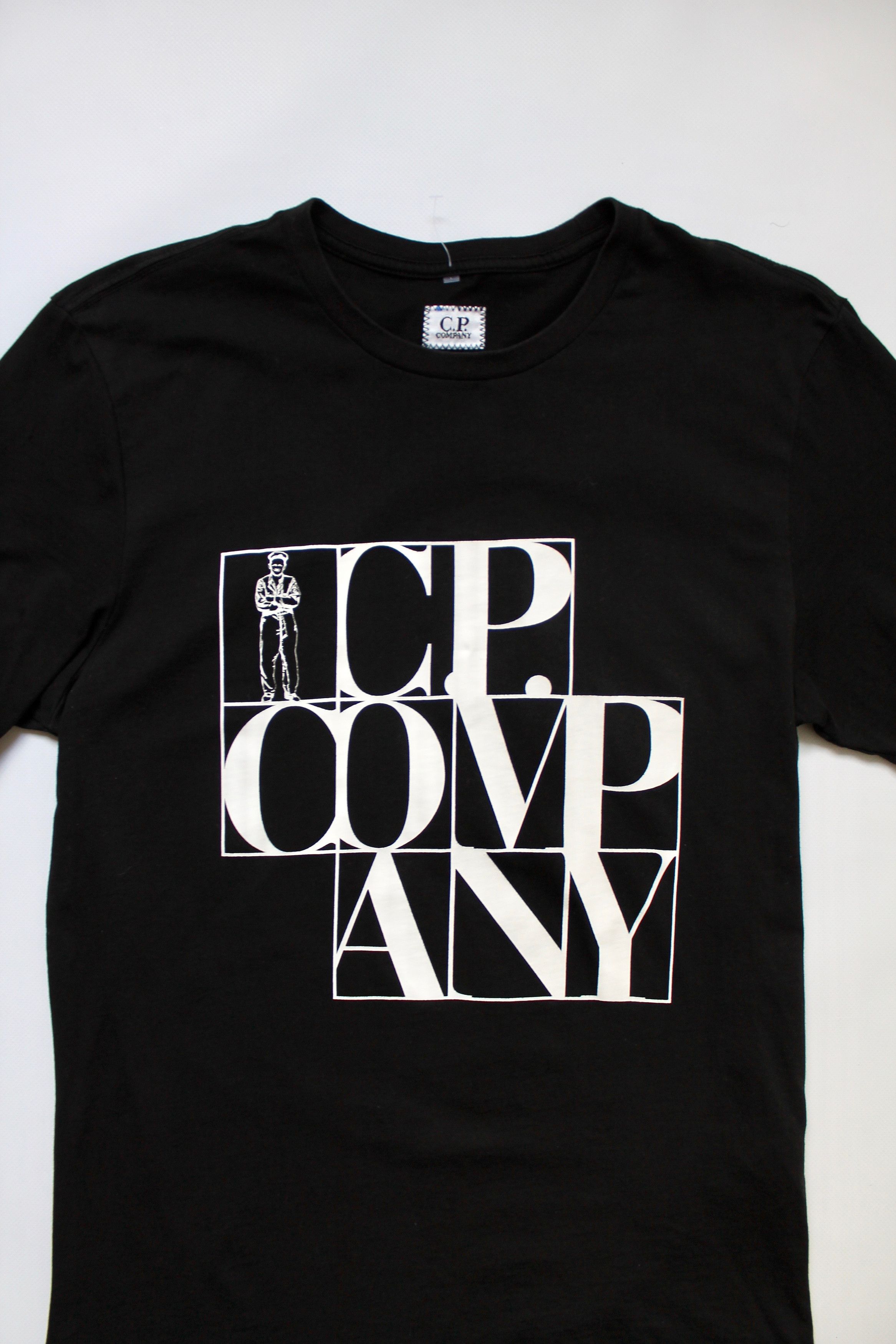 C.P. Company C.P. COMPANY LARGE LOGO PRINT TEE black Size US S / EU 44-46 / 1 - 3 Thumbnail