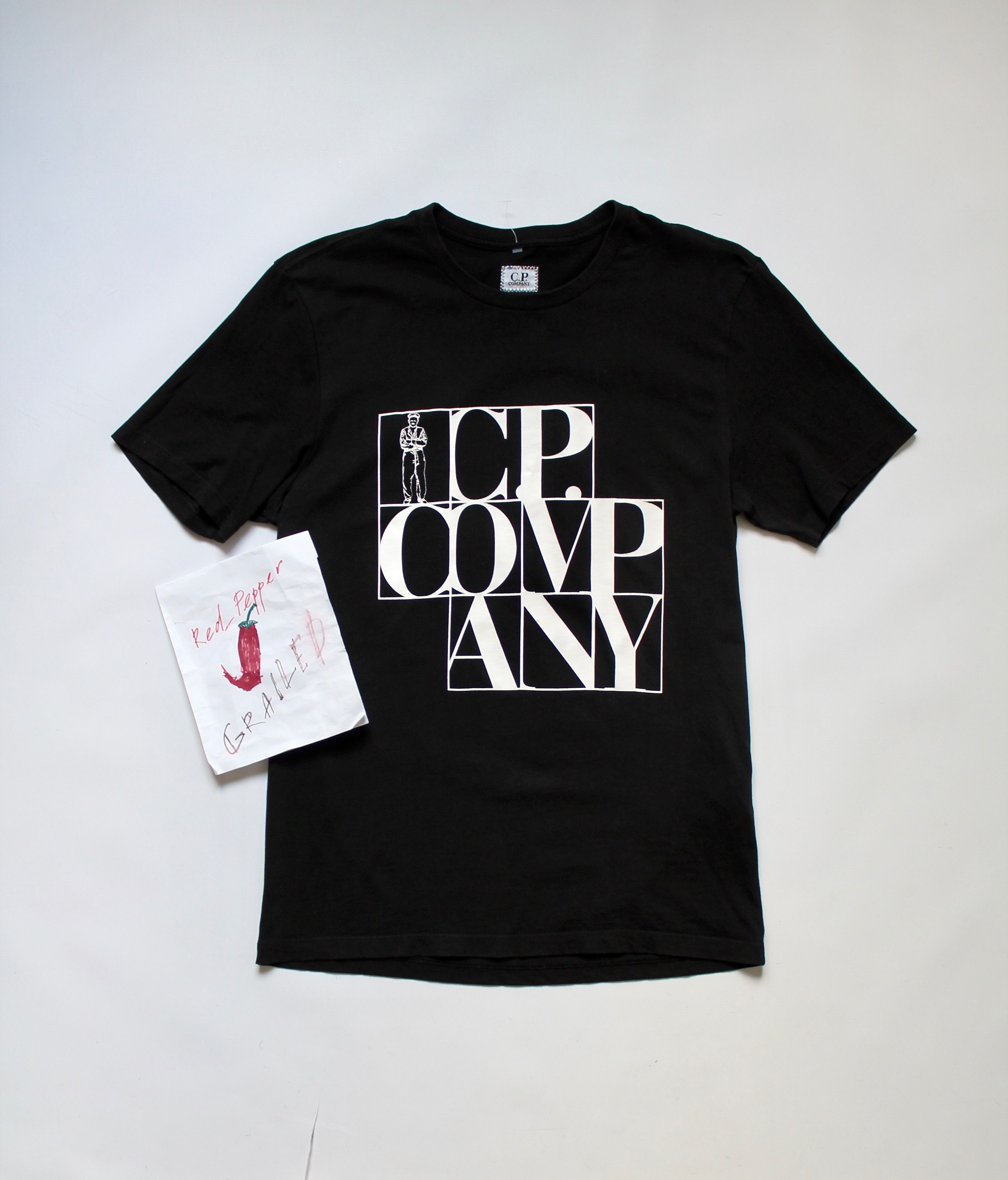 C.P. Company C.P. COMPANY LARGE LOGO PRINT TEE black Size US S / EU 44-46 / 1 - 1 Thumbnail