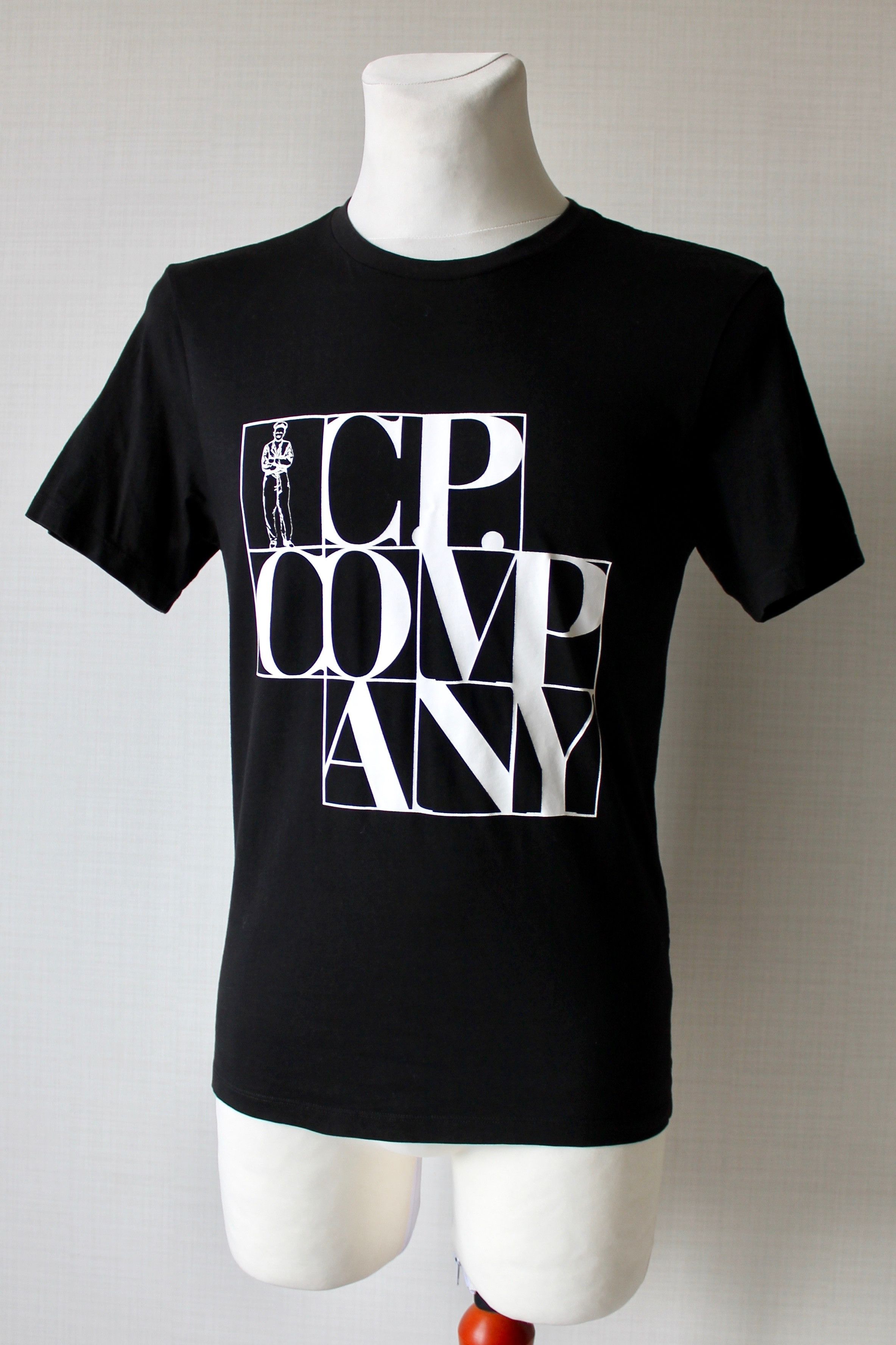 C.P. Company C.P. COMPANY LARGE LOGO PRINT TEE black Size US S / EU 44-46 / 1 - 10 Thumbnail