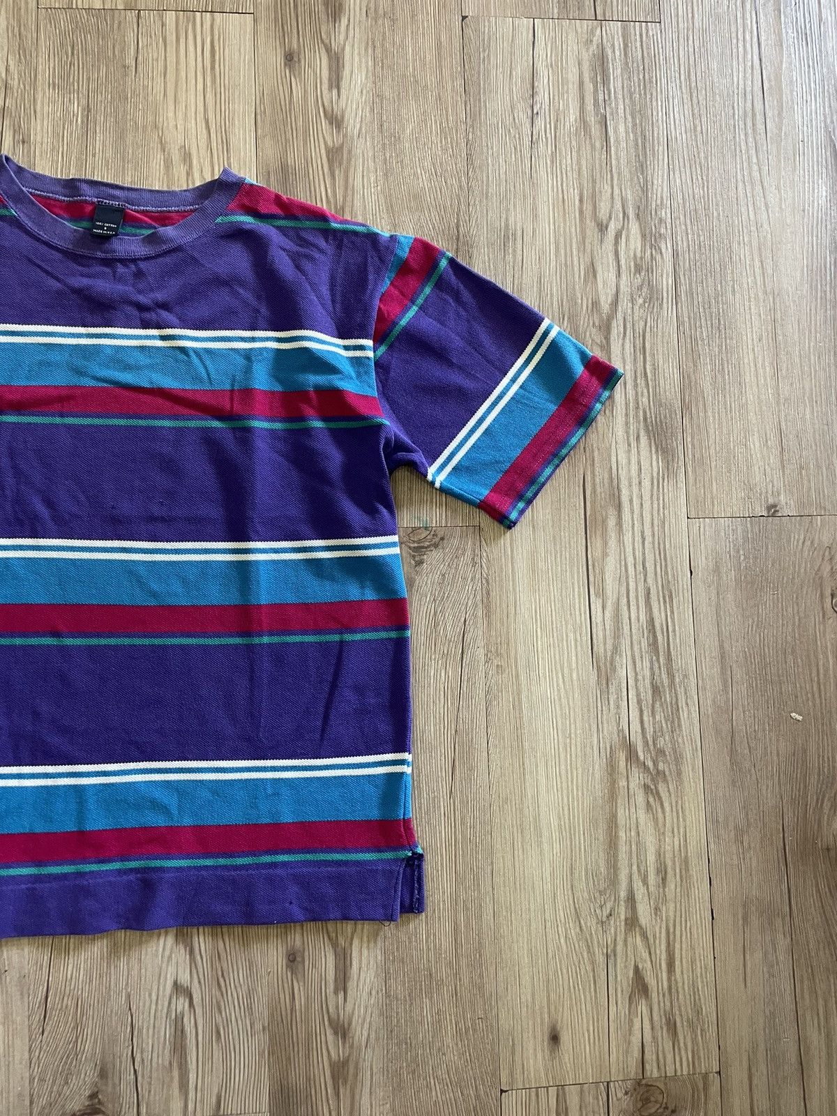 Vintage Vintage 90s Striped T shirts Size US S / EU 44-46 / 1 - 2 Thumbnail