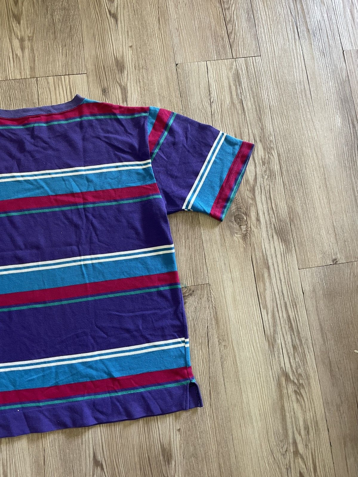 Vintage Vintage 90s Striped T shirts Size US S / EU 44-46 / 1 - 7 Thumbnail