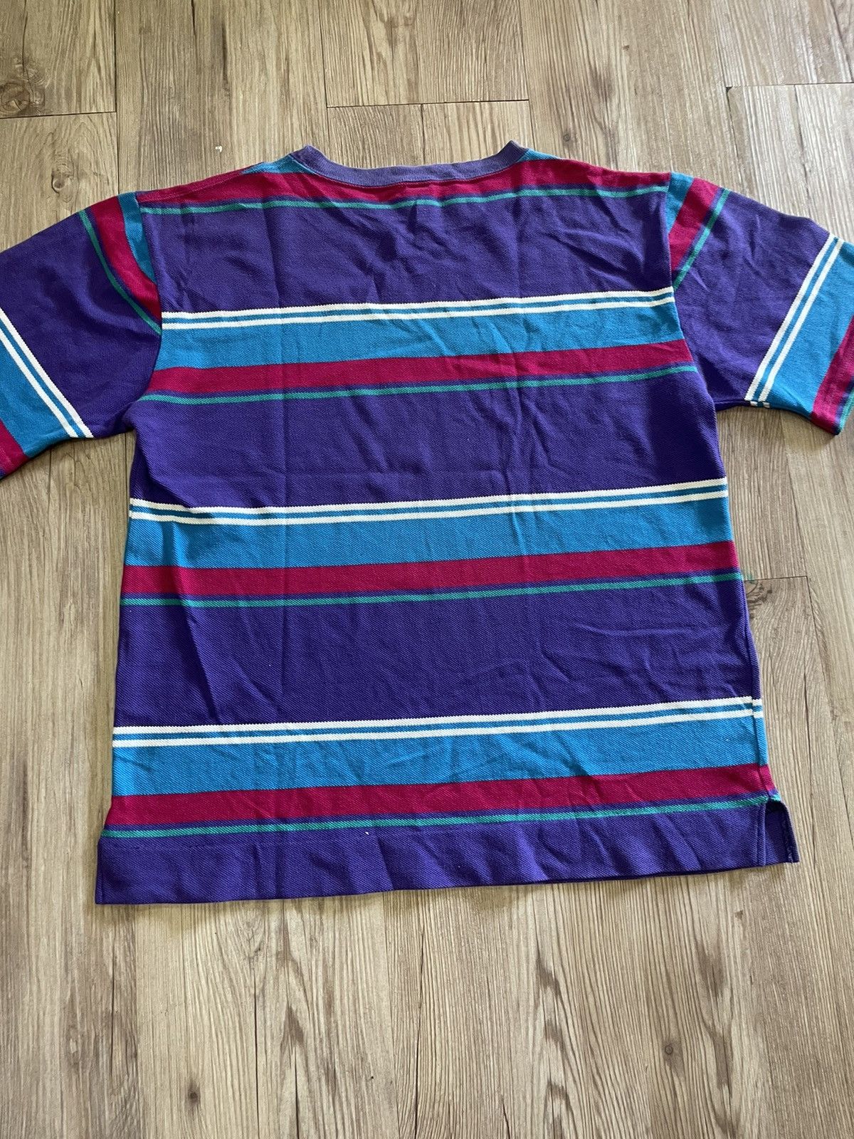 Vintage Vintage 90s Striped T shirts Size US S / EU 44-46 / 1 - 9 Thumbnail