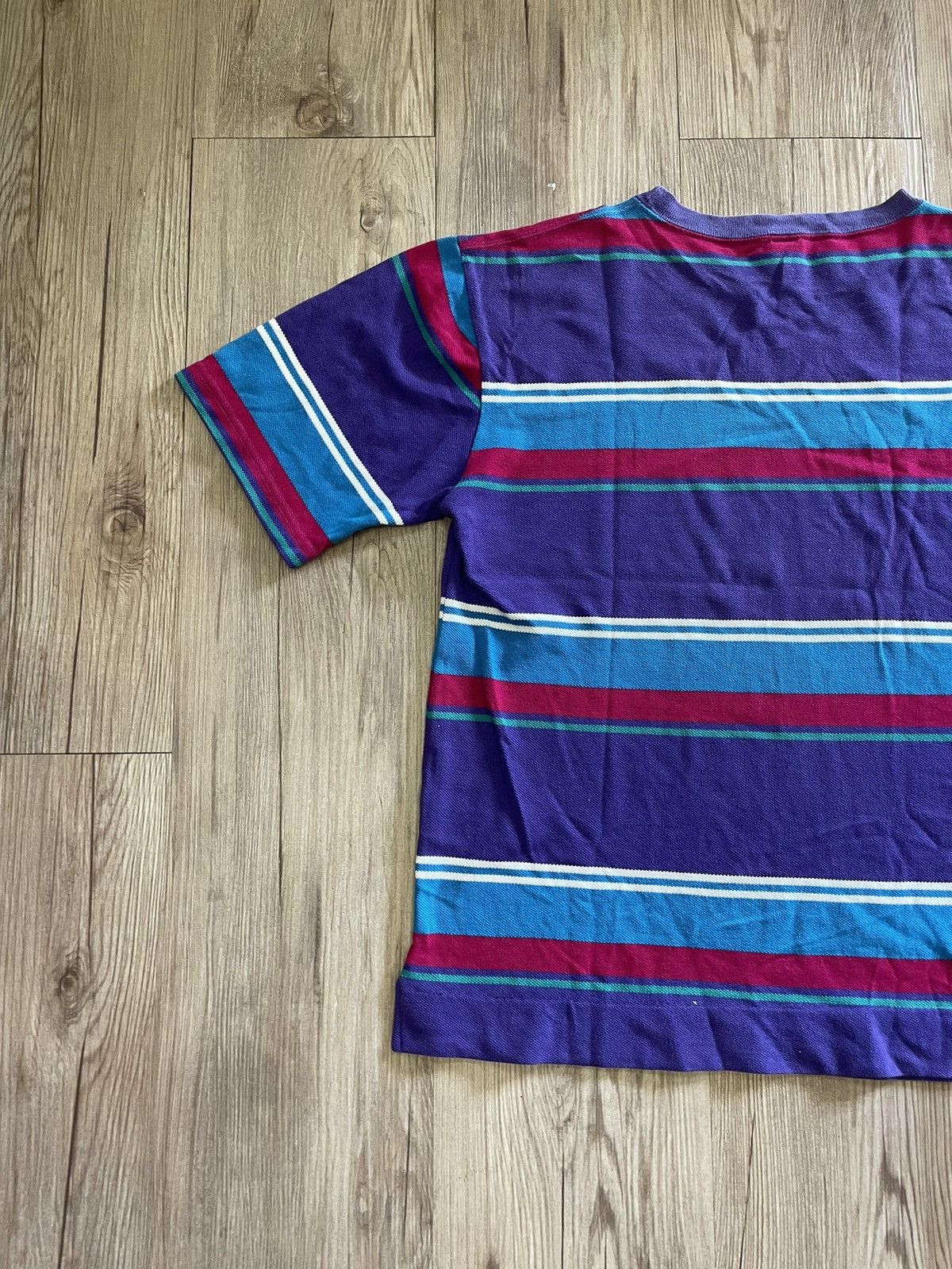 Vintage Vintage 90s Striped T shirts Size US S / EU 44-46 / 1 - 8 Thumbnail