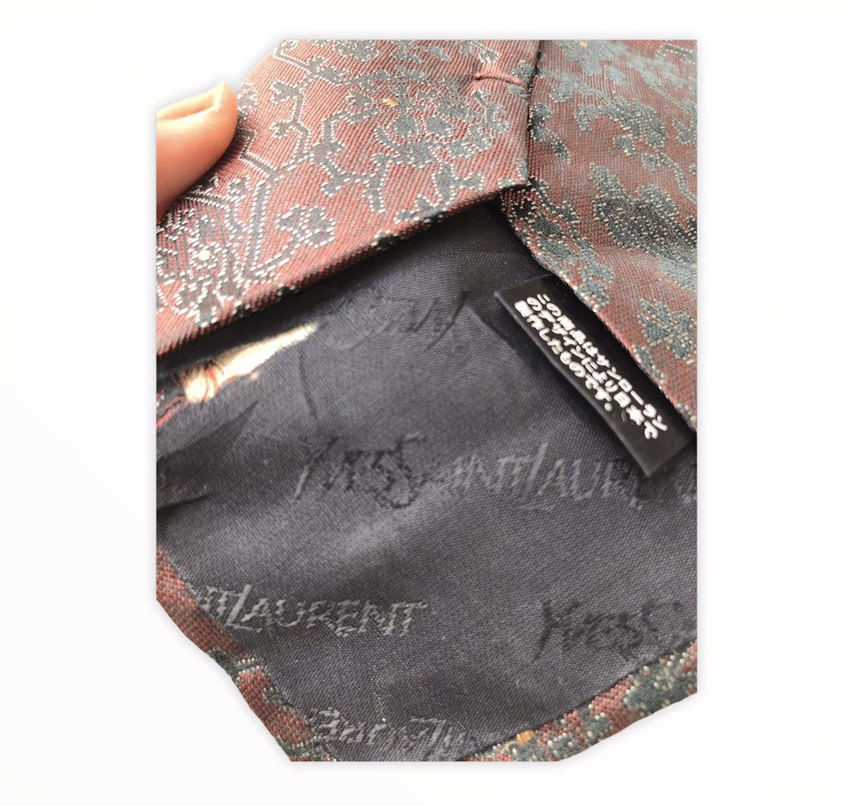 Yves Saint Laurent Necktie Yves Saint Laurent YSL Size ONE SIZE - 11 Thumbnail