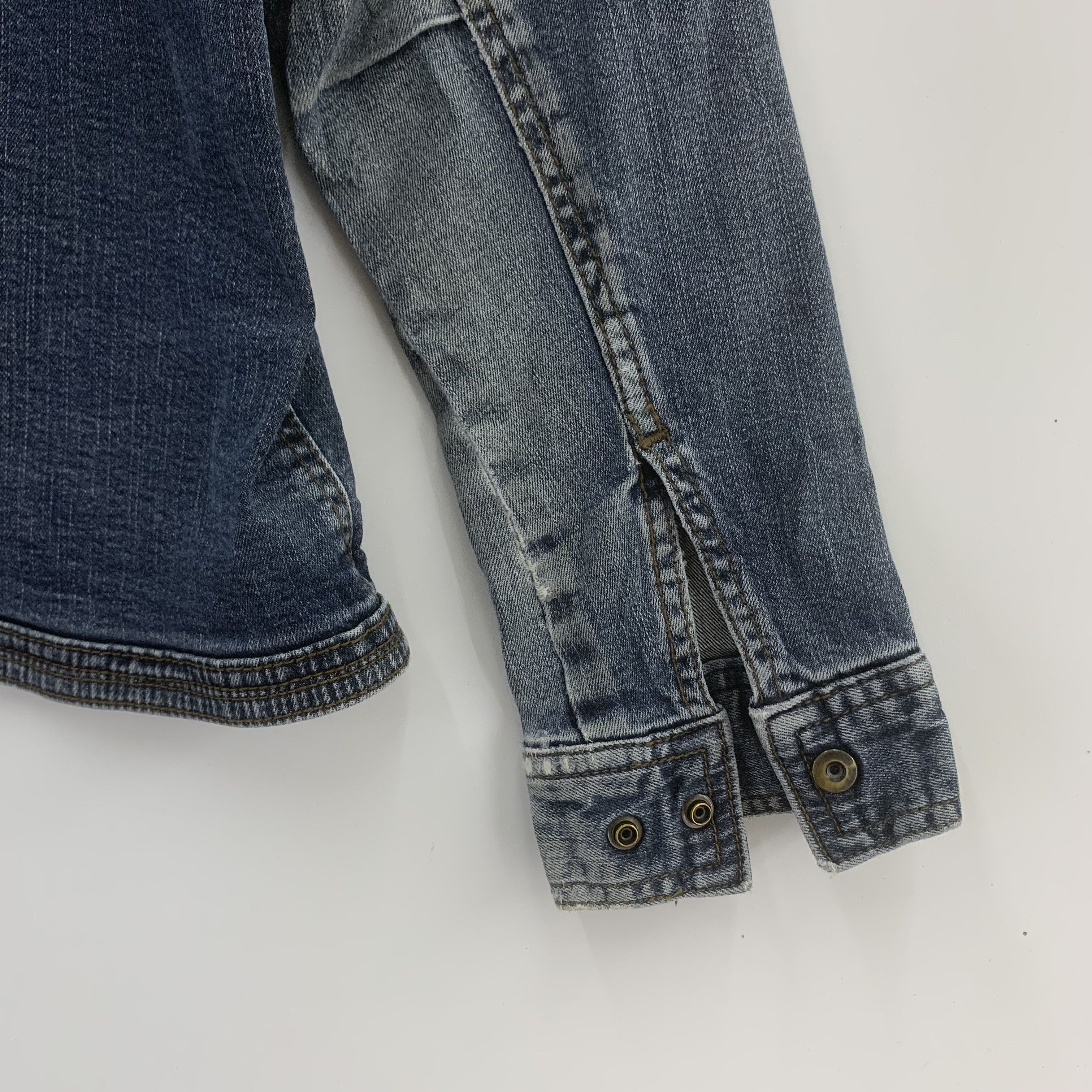 Japanese Brand I'Z Frontier Denim Jacket Multipocket Hoodie Size US L / EU 52-54 / 3 - 11 Thumbnail