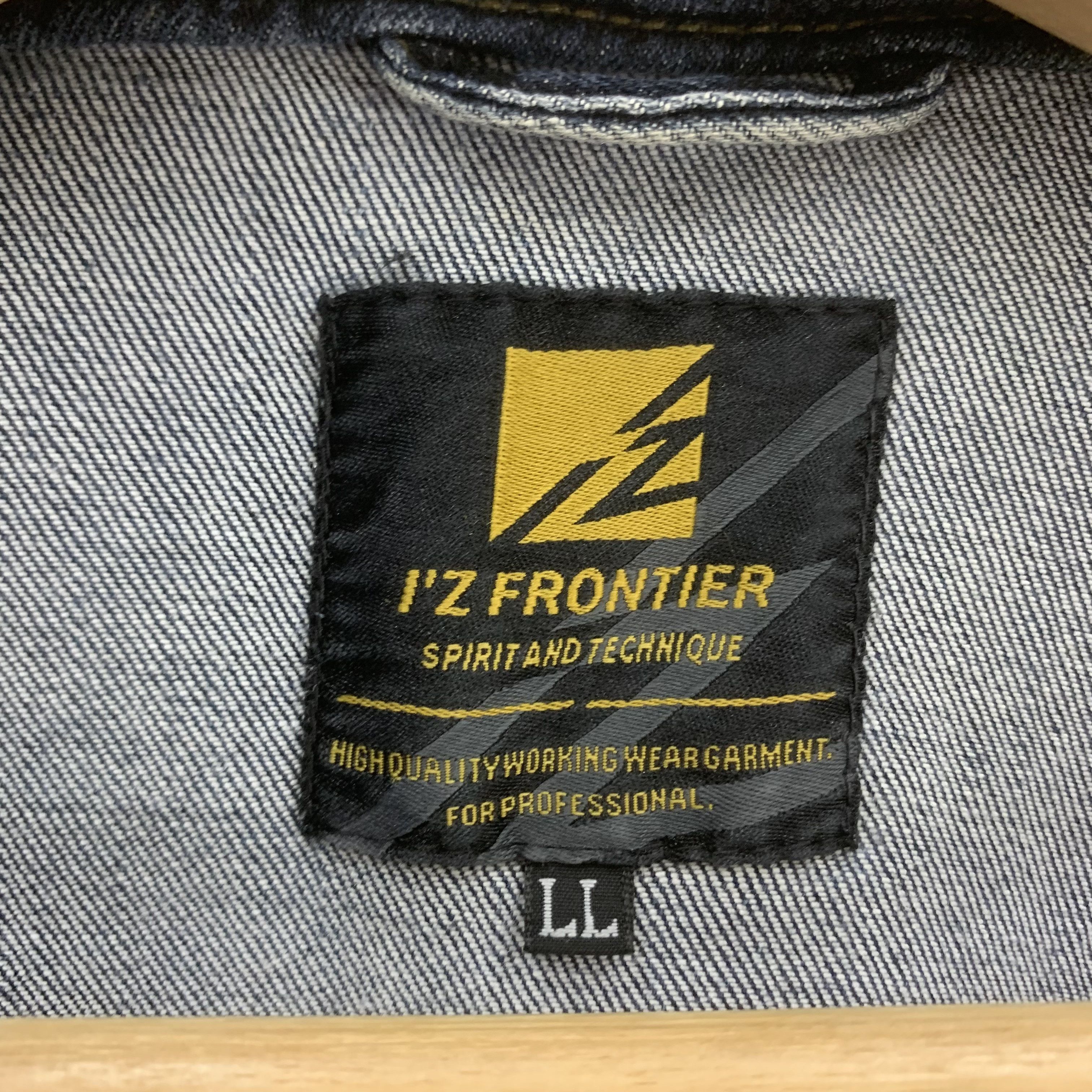 Japanese Brand I'Z Frontier Denim Jacket Multipocket Hoodie Size US L / EU 52-54 / 3 - 16 Thumbnail