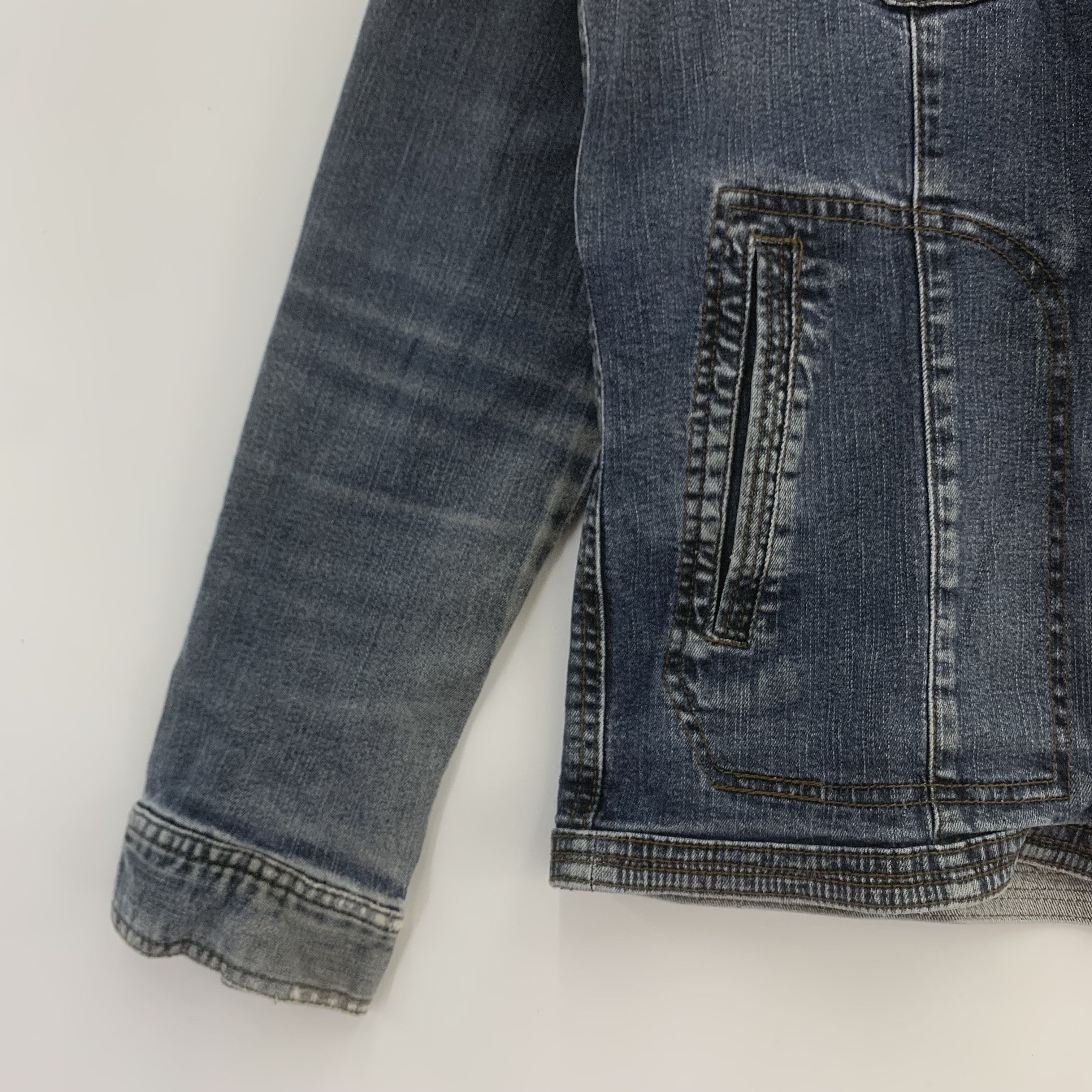 Japanese Brand I'Z Frontier Denim Jacket Multipocket Hoodie Size US L / EU 52-54 / 3 - 7 Thumbnail