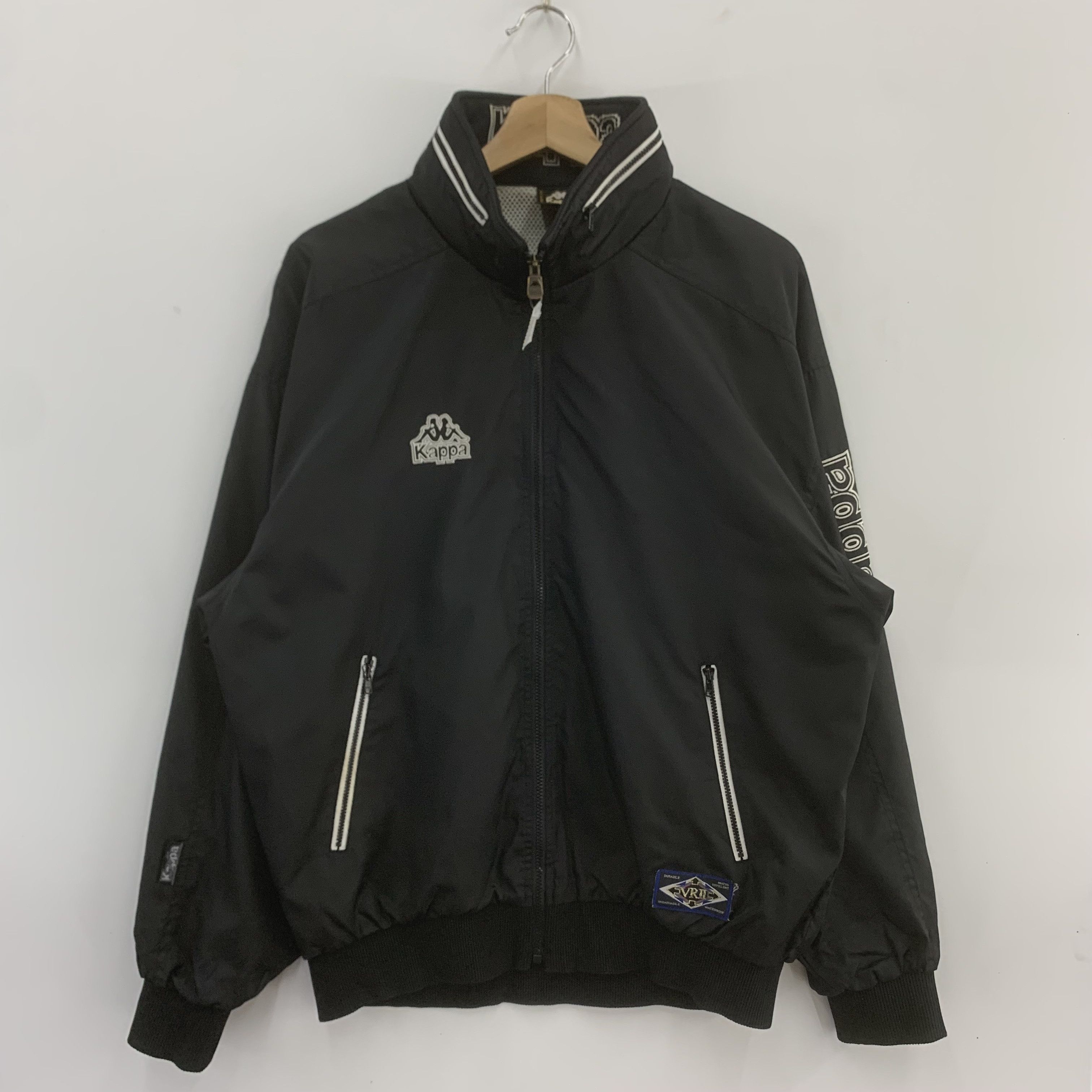 Japanese Brand Vintage 90s Kappa Windbreaker Jacket Size US L / EU 52-54 / 3 - 1 Thumbnail