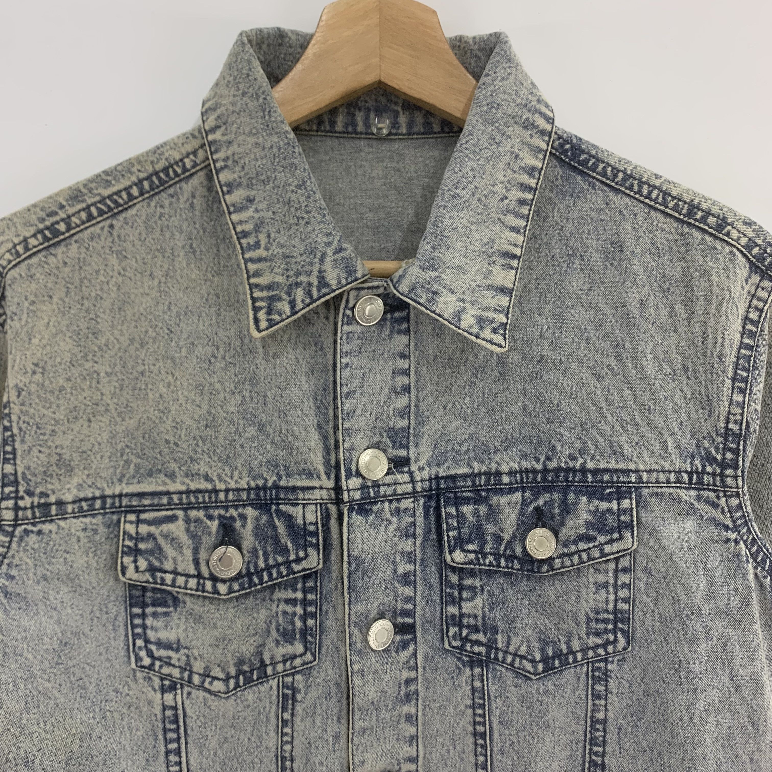 Japanese Brand Ingni Distressed Denim Jacket Size US M / EU 48-50 / 2 - 3 Thumbnail