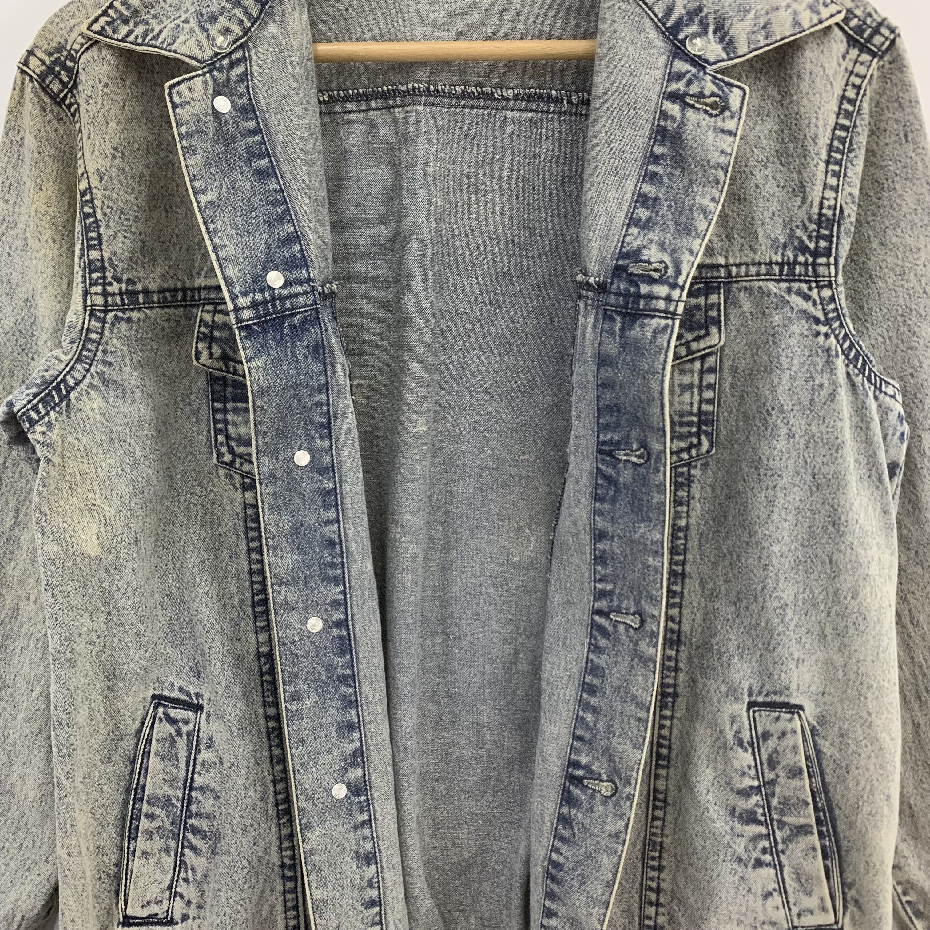 Japanese Brand Ingni Distressed Denim Jacket Size US M / EU 48-50 / 2 - 7 Thumbnail