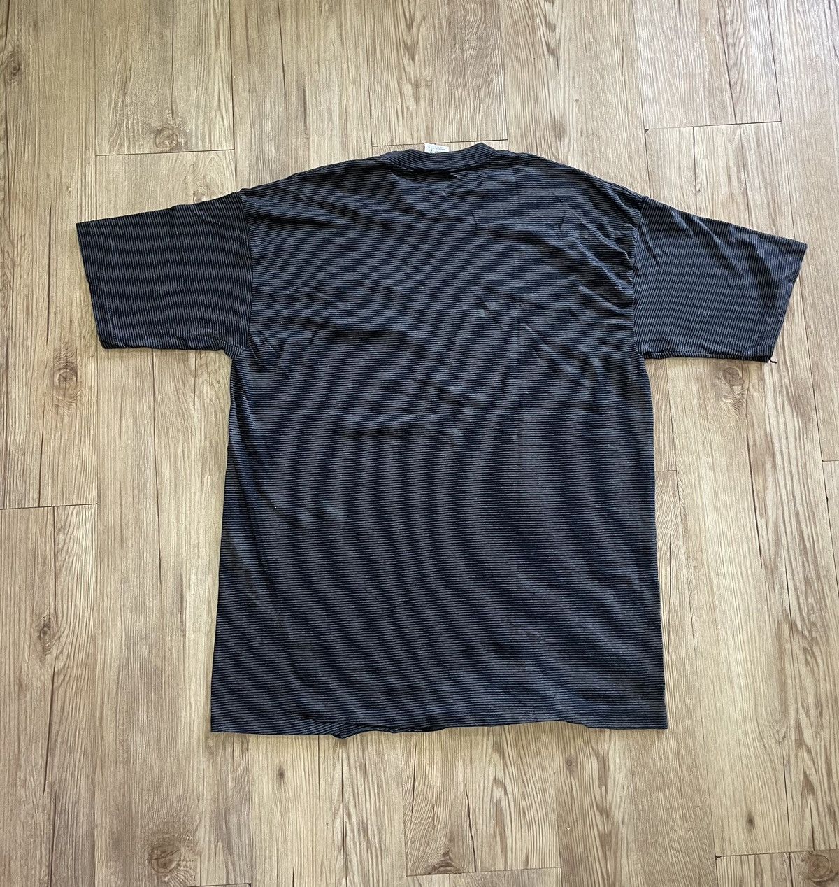 Other Vintage 90s Cal Cru Single Stitch Stripped T shirt Size US L / EU 52-54 / 3 - 8 Thumbnail