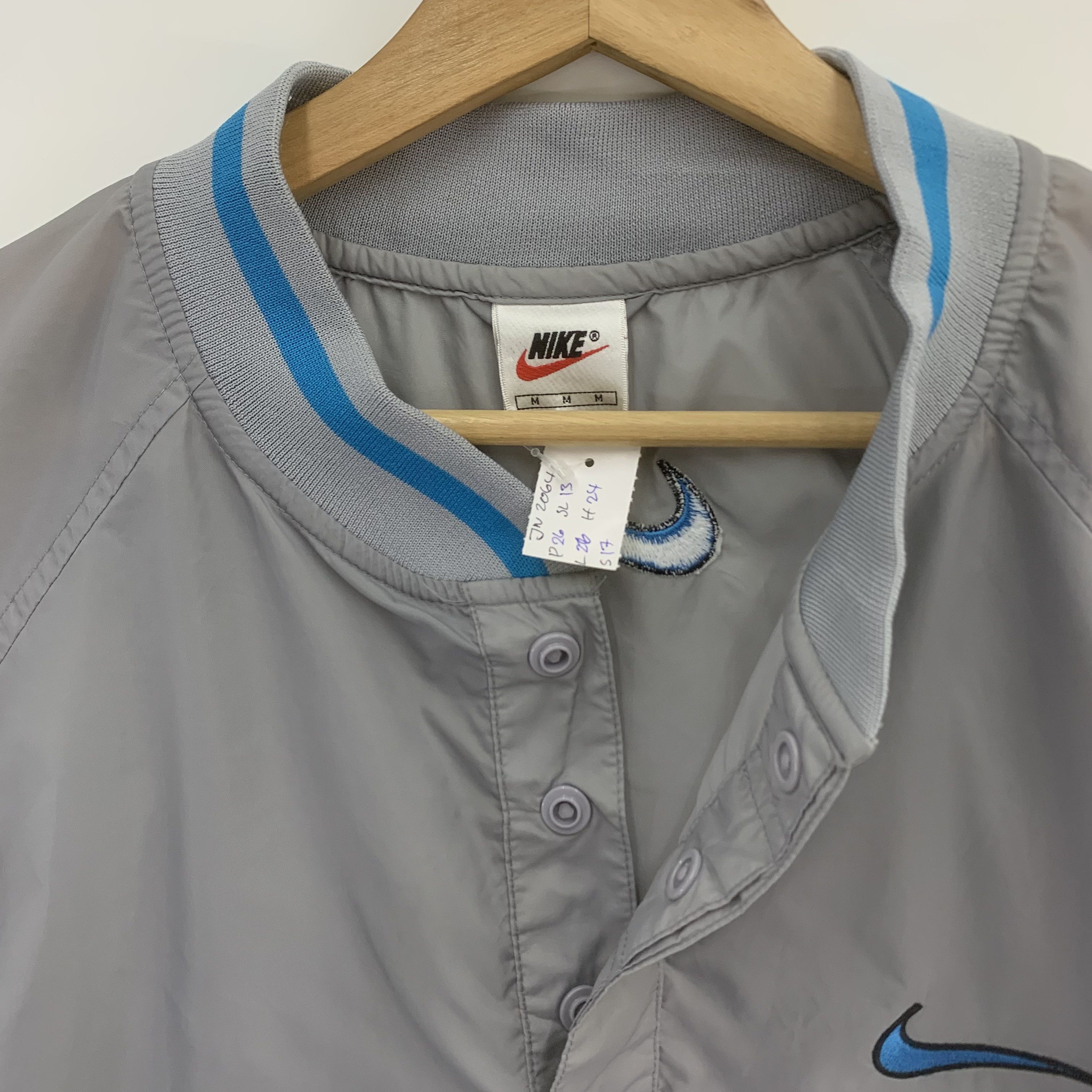 Nike × Vintage Vintage Nike Swoosh Shirt Button Up Size US M / EU 48-50 / 2 - 7 Thumbnail