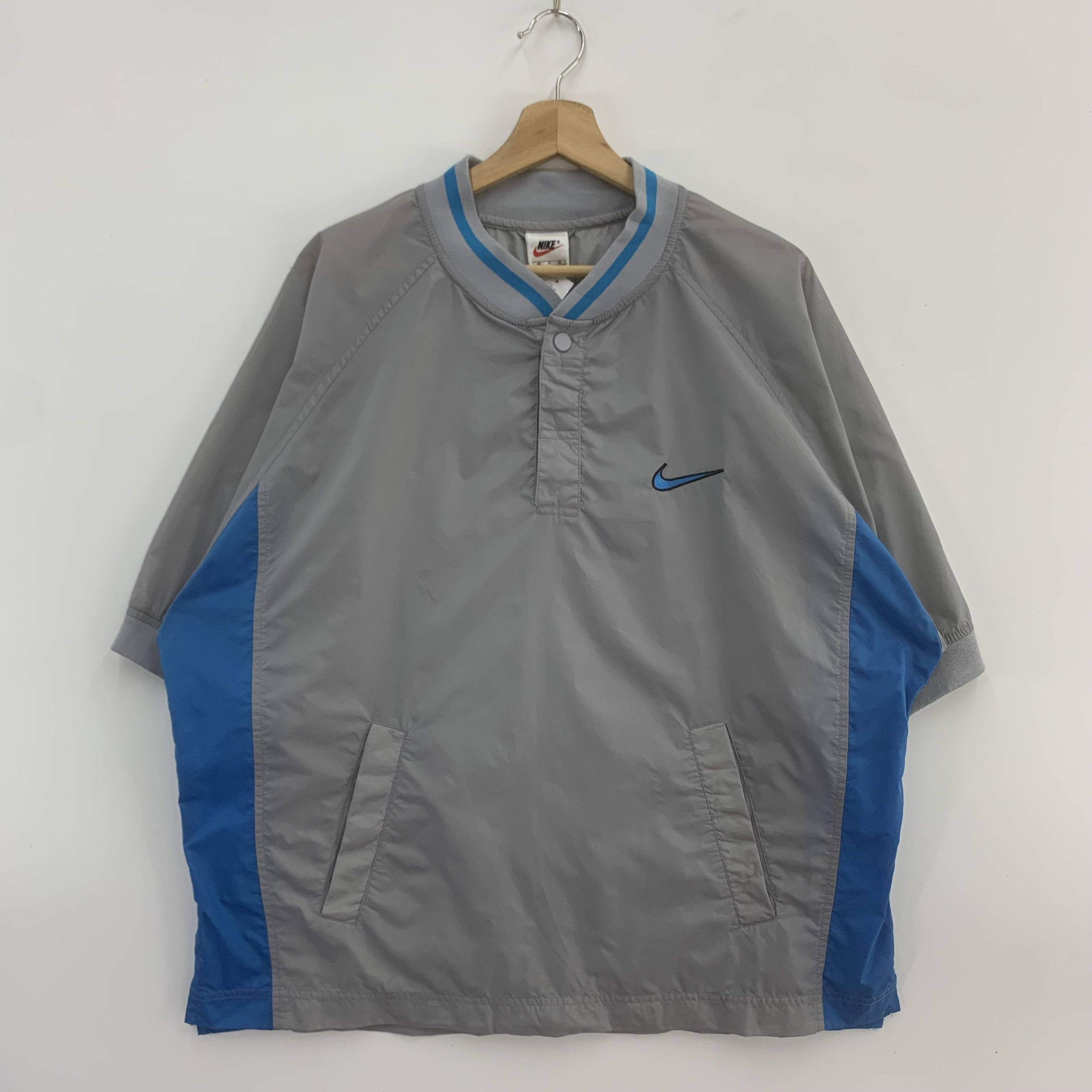 Nike × Vintage Vintage Nike Swoosh Shirt Button Up Size US M / EU 48-50 / 2 - 1 Thumbnail
