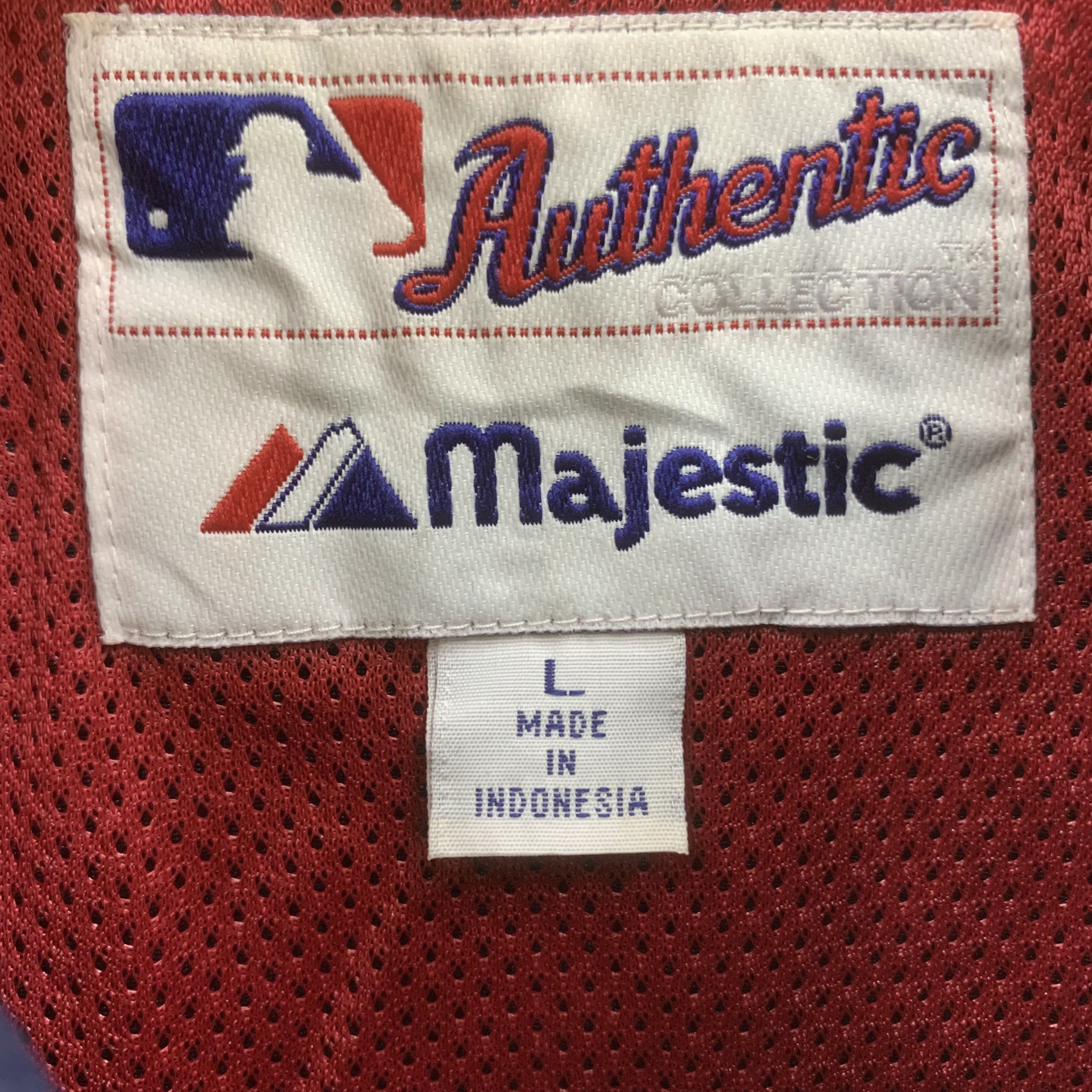 Majestic Vintage Indians Jacket Sportswear Size US L / EU 52-54 / 3 - 8 Thumbnail
