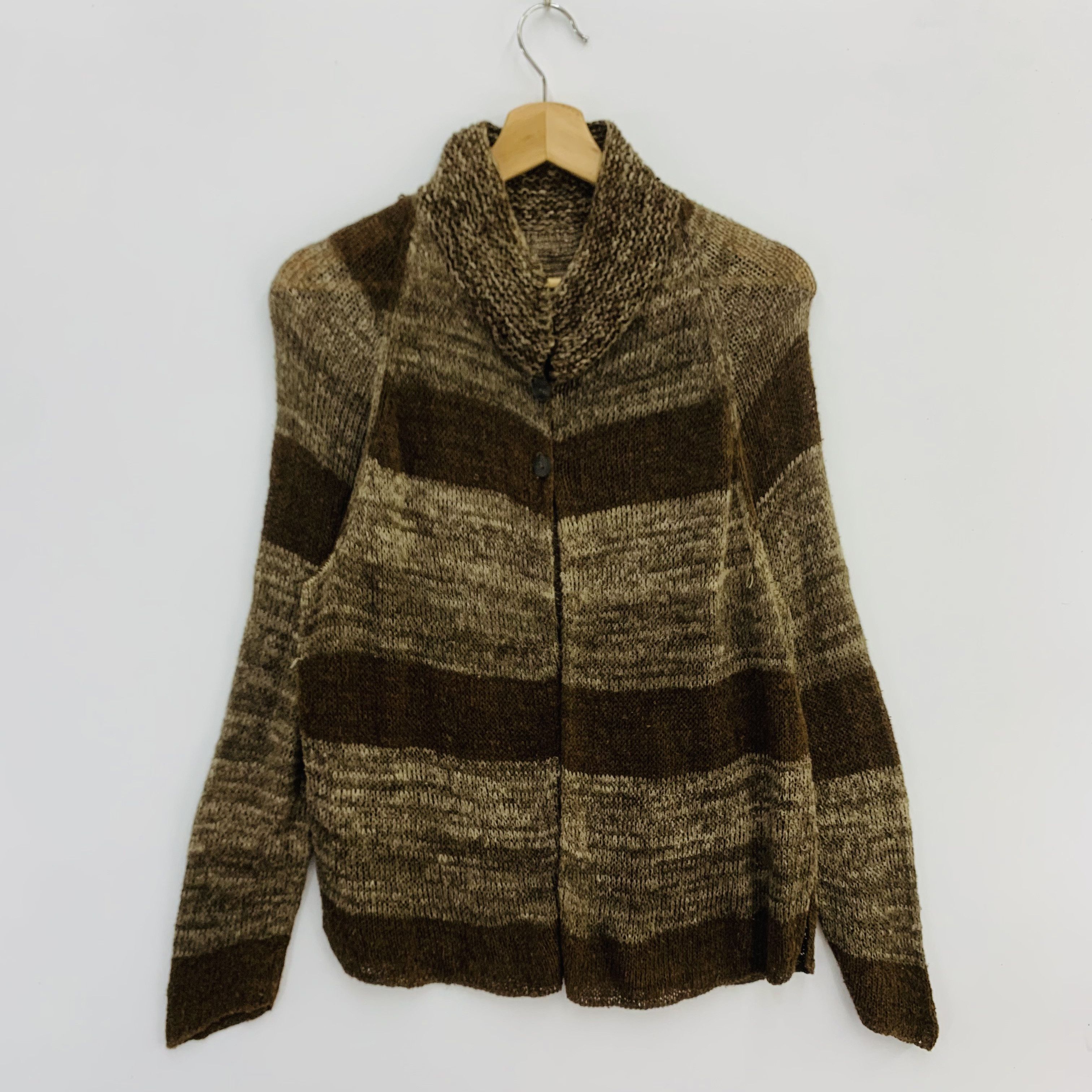 Aran Isles Knitwear × Japanese Brand Vintage Wool Knit Sweater Knitwear Size US S / EU 44-46 / 1 - 1 Thumbnail