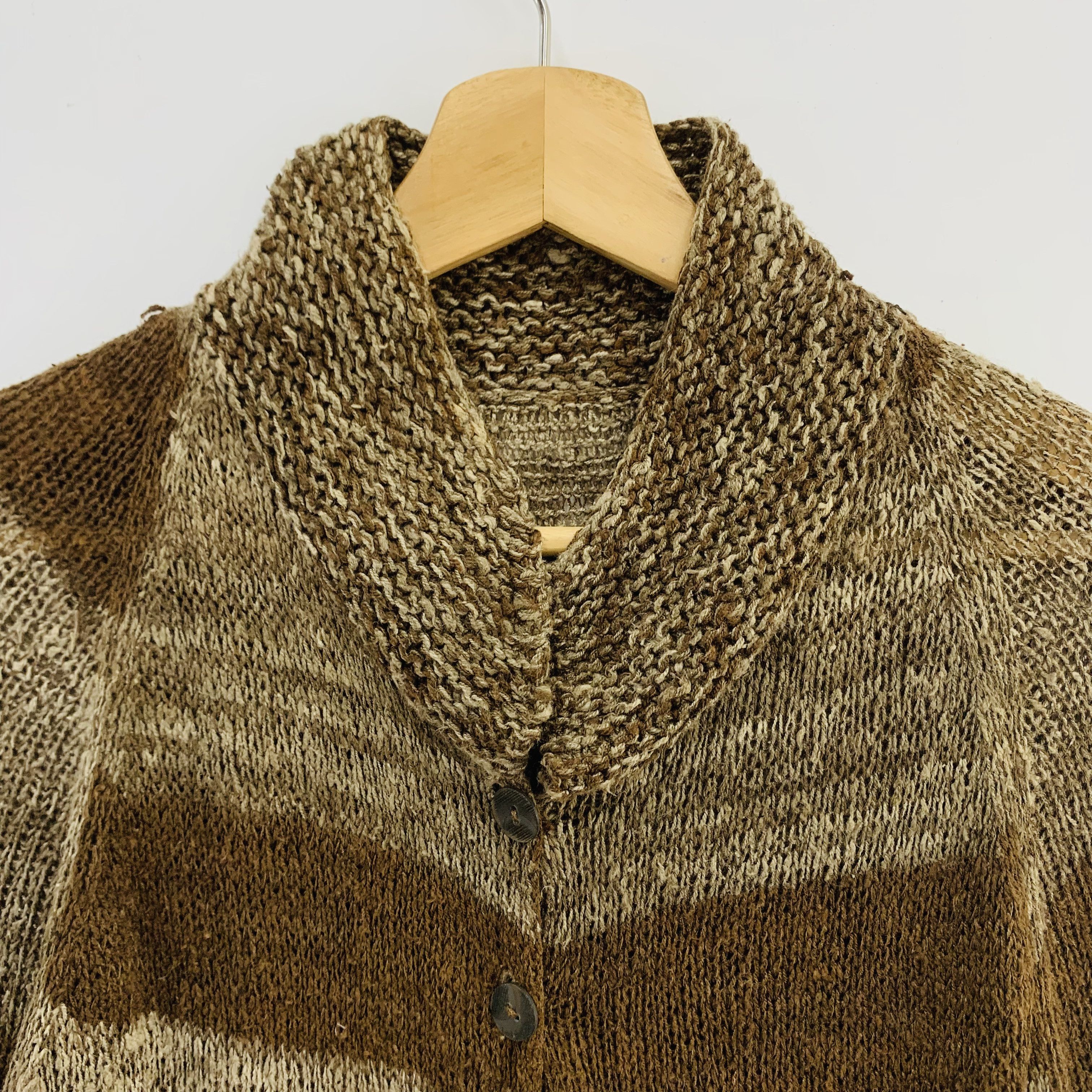 Aran Isles Knitwear × Japanese Brand Vintage Wool Knit Sweater Knitwear Size US S / EU 44-46 / 1 - 2 Thumbnail