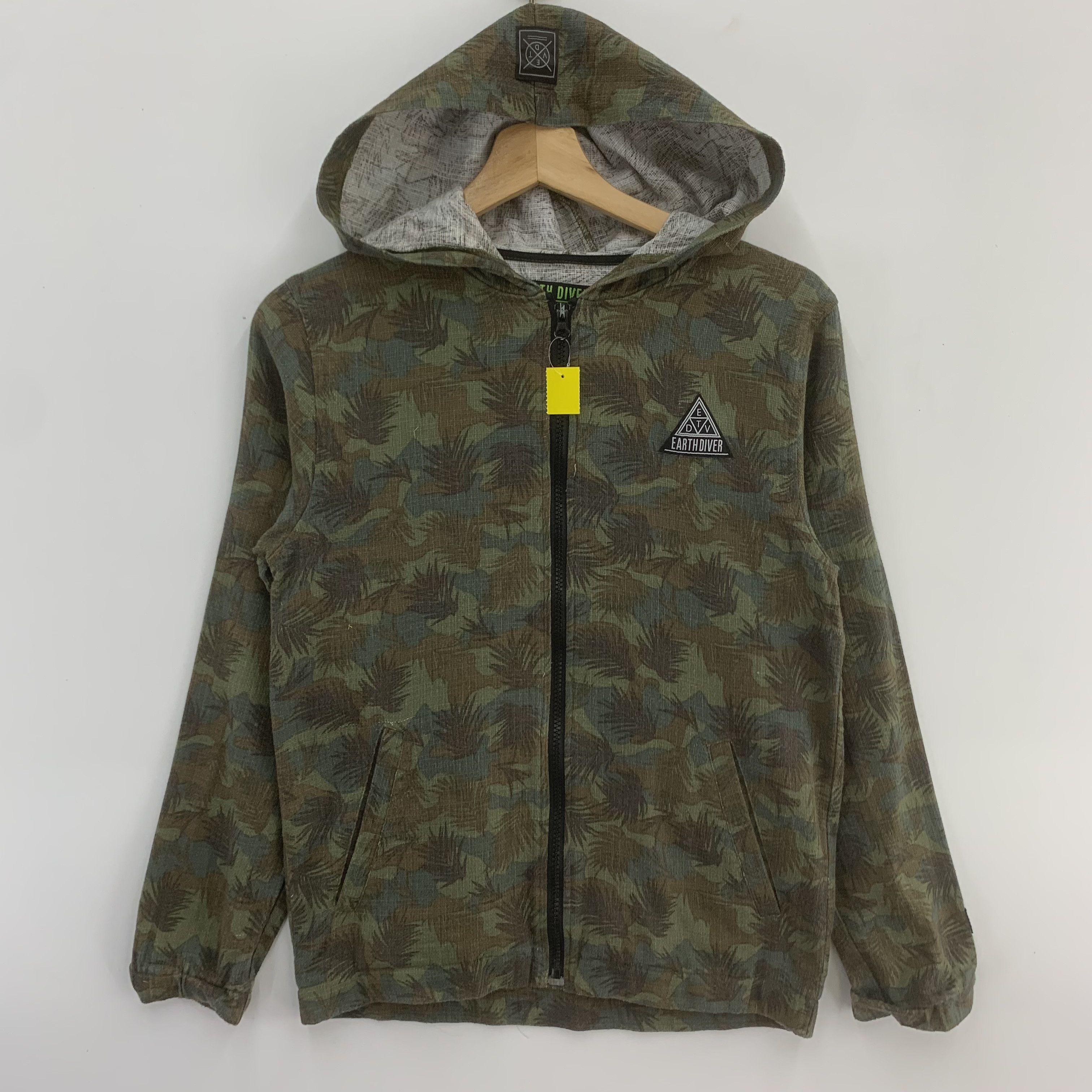 Japanese Brand Earth Diver Jacket Hoodie Size US S / EU 44-46 / 1 - 1 Thumbnail