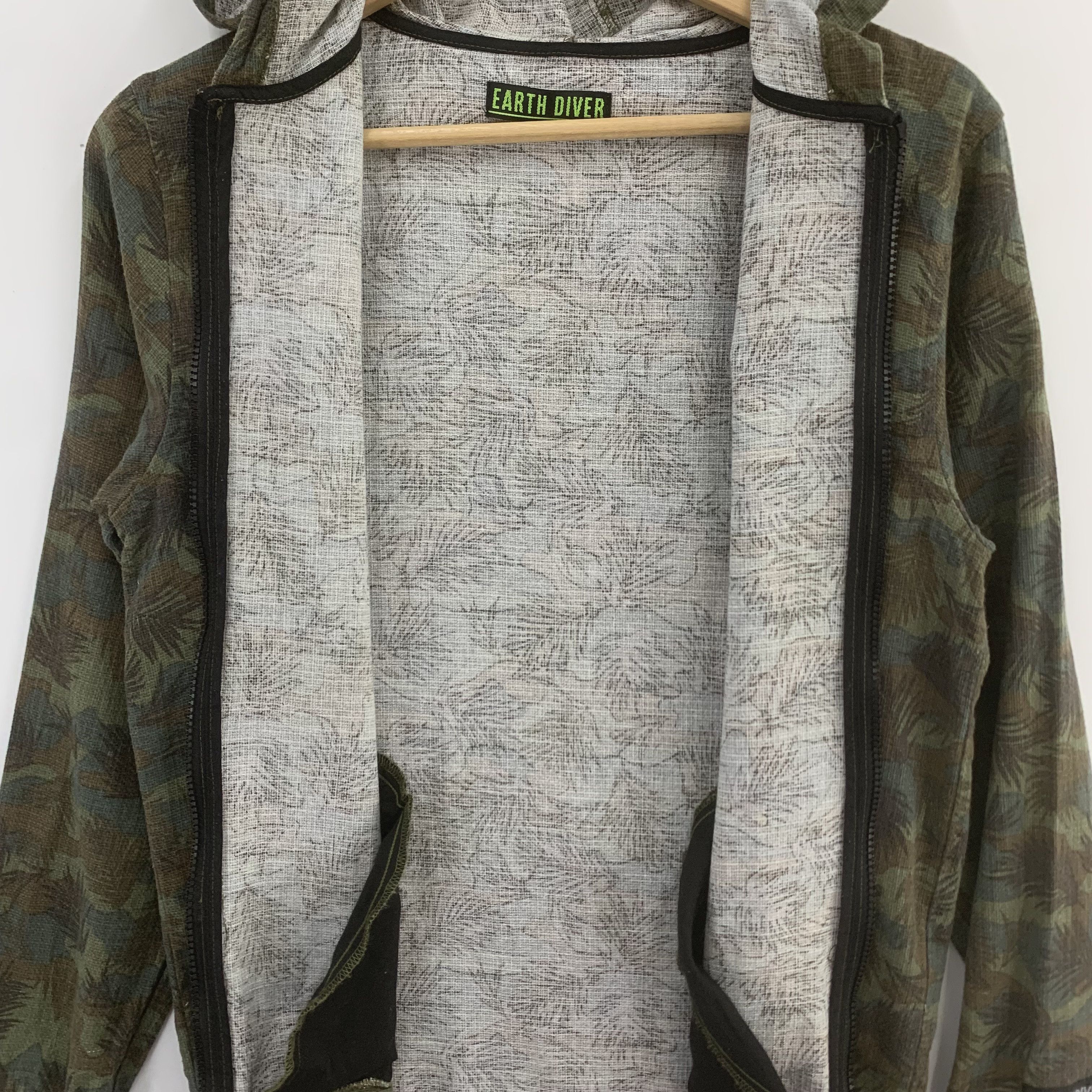 Japanese Brand Earth Diver Jacket Hoodie Size US S / EU 44-46 / 1 - 9 Thumbnail