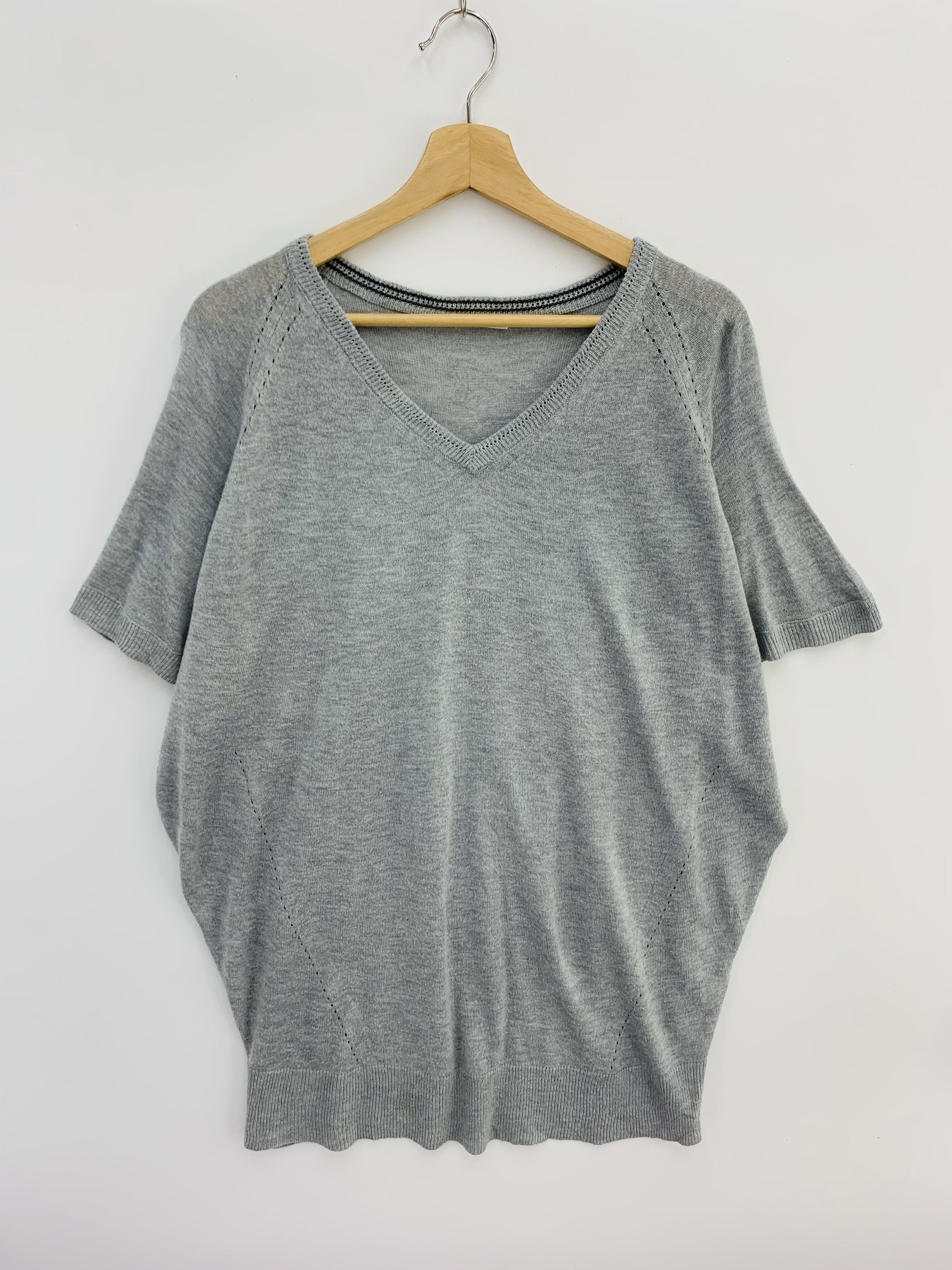 Homespun Knitwear Vintage Wool Blend Knit Shirt V Neck Size US XL / EU 56 / 4 - 1 Thumbnail