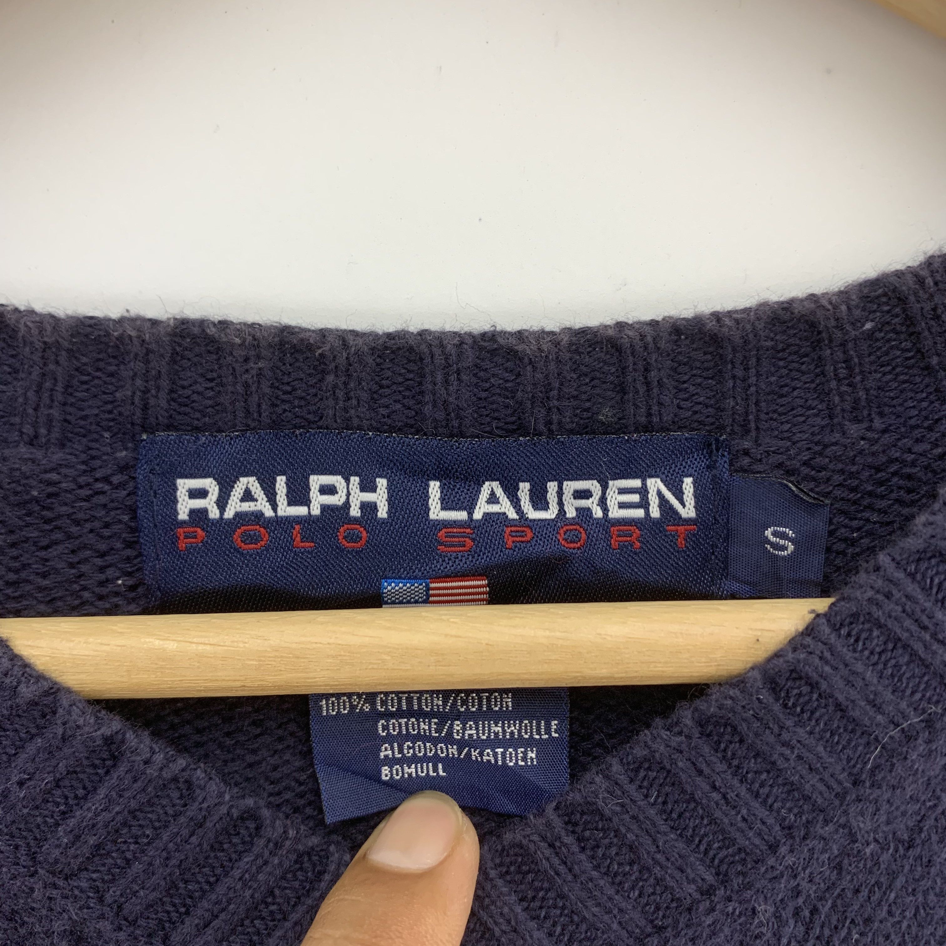 Homespun Knitwear Vintage 90s Ralph Lauren Knit Sweater for Women Size ONE SIZE - 5 Thumbnail