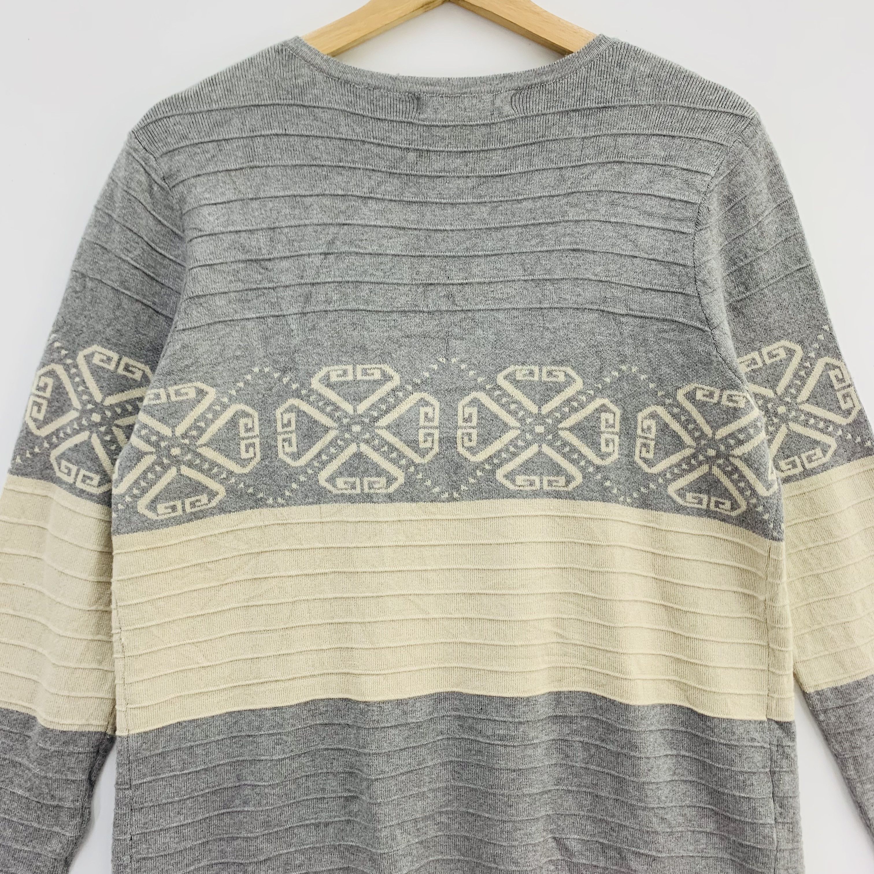 Aran Isles Knitwear × Japanese Brand Je Crois Soi Wool Blend Knit Cardigan Sweater Size US M / EU 48-50 / 2 - 5 Thumbnail