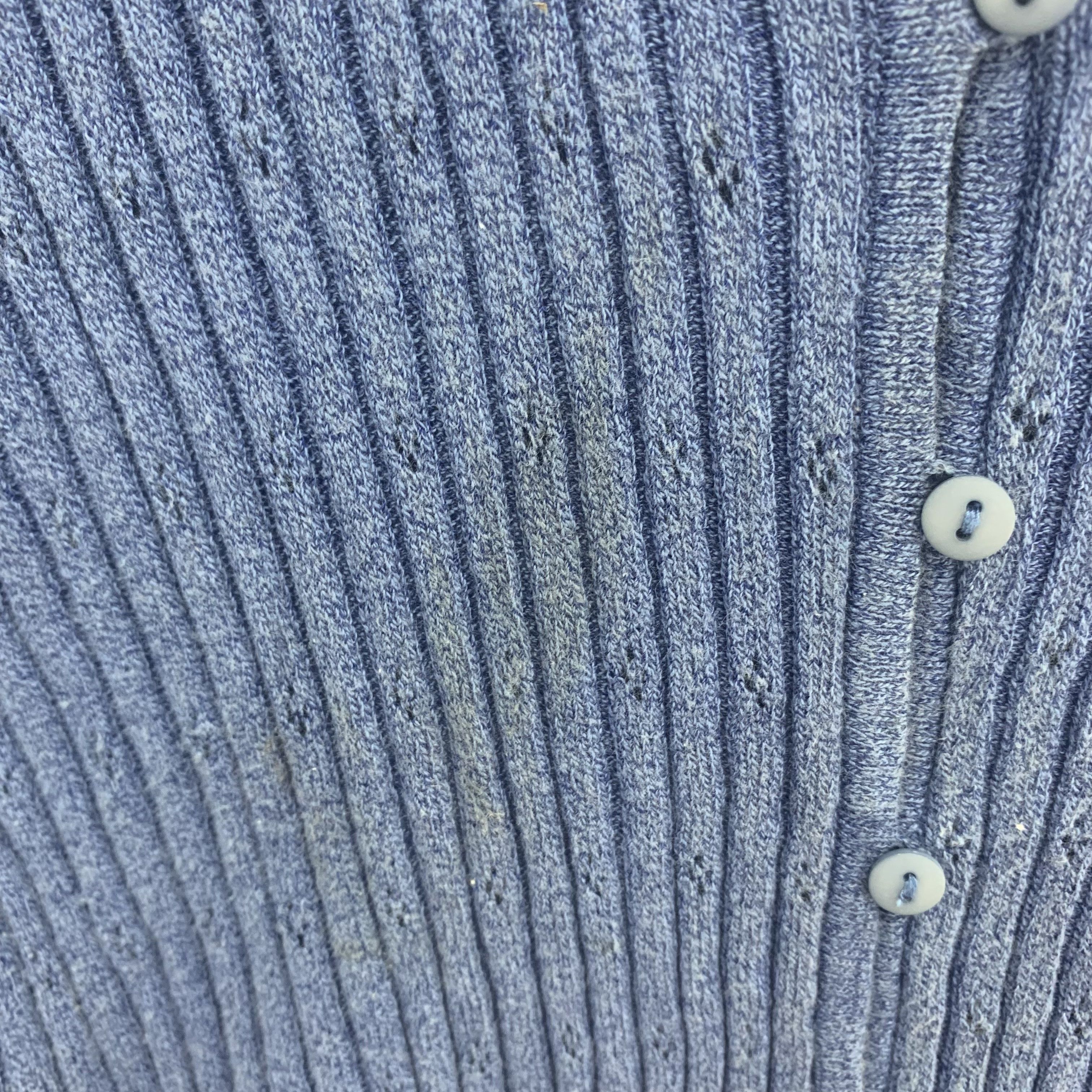 Kumikyoku Knit Sweater Wool Button Up