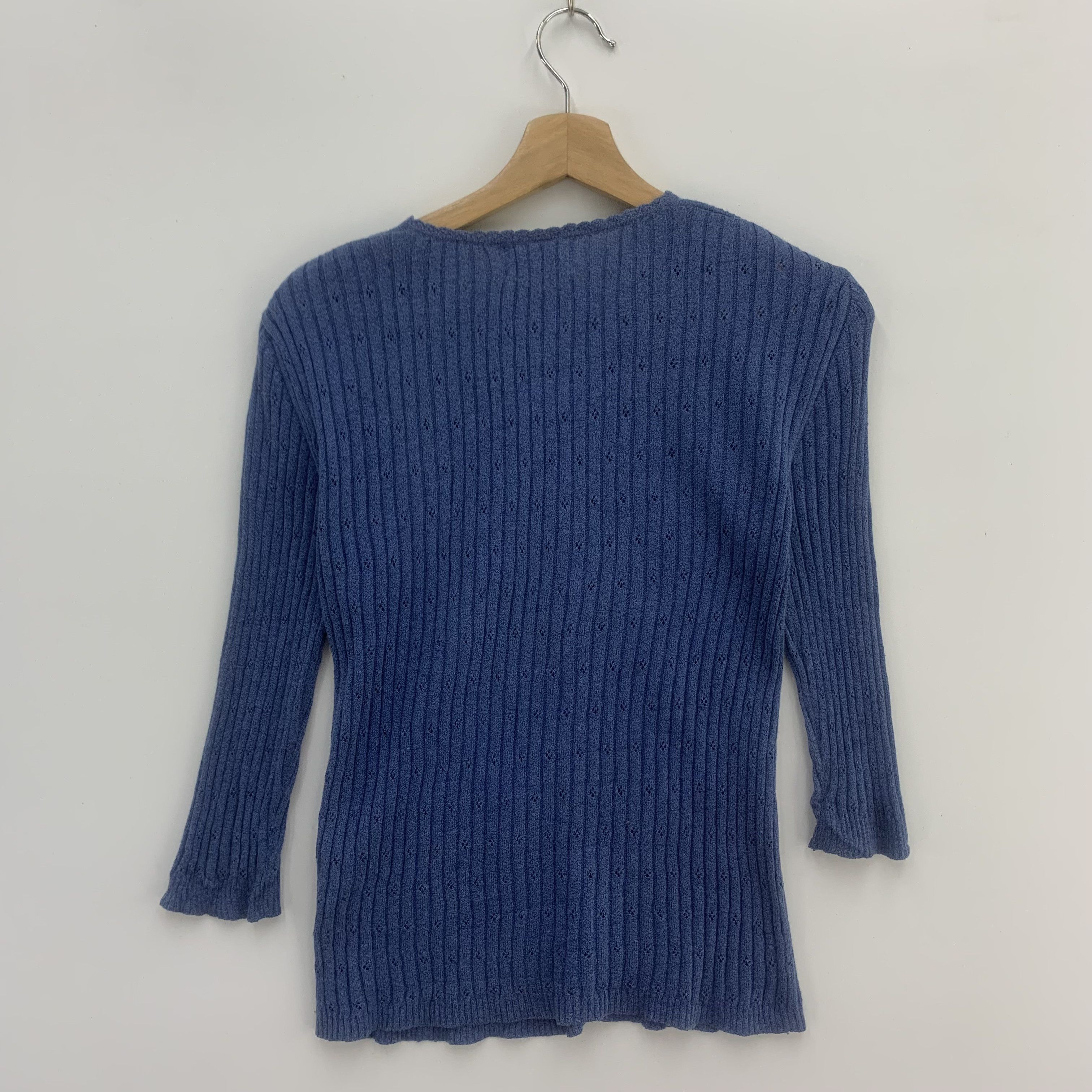 Kumikyoku Knit Sweater Wool Button Up