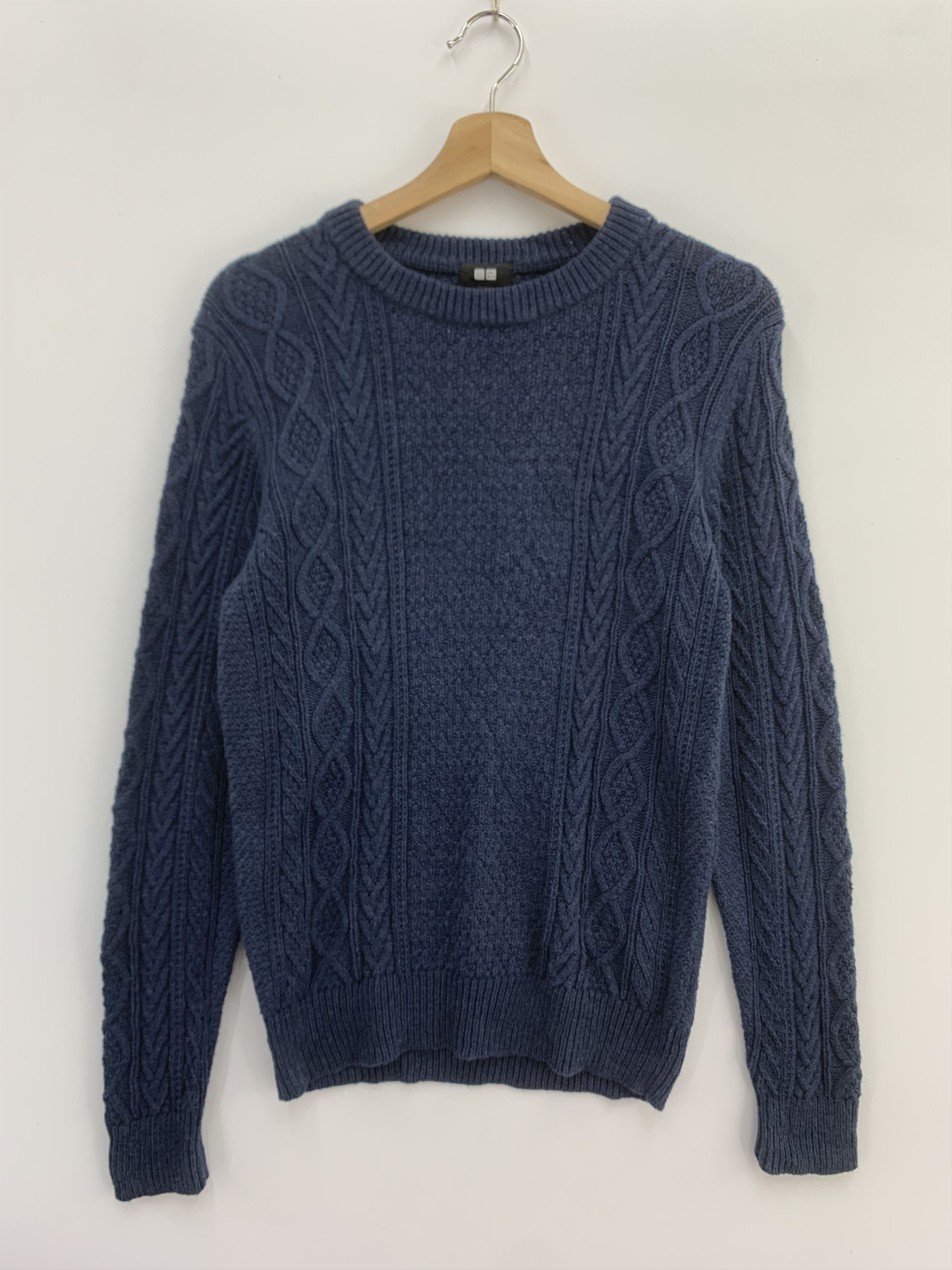 Aran Isles Knitwear × Uniqlo Uniqlo Knit Sweater Knitwear Wool Blend Size US M / EU 48-50 / 2 - 1 Thumbnail