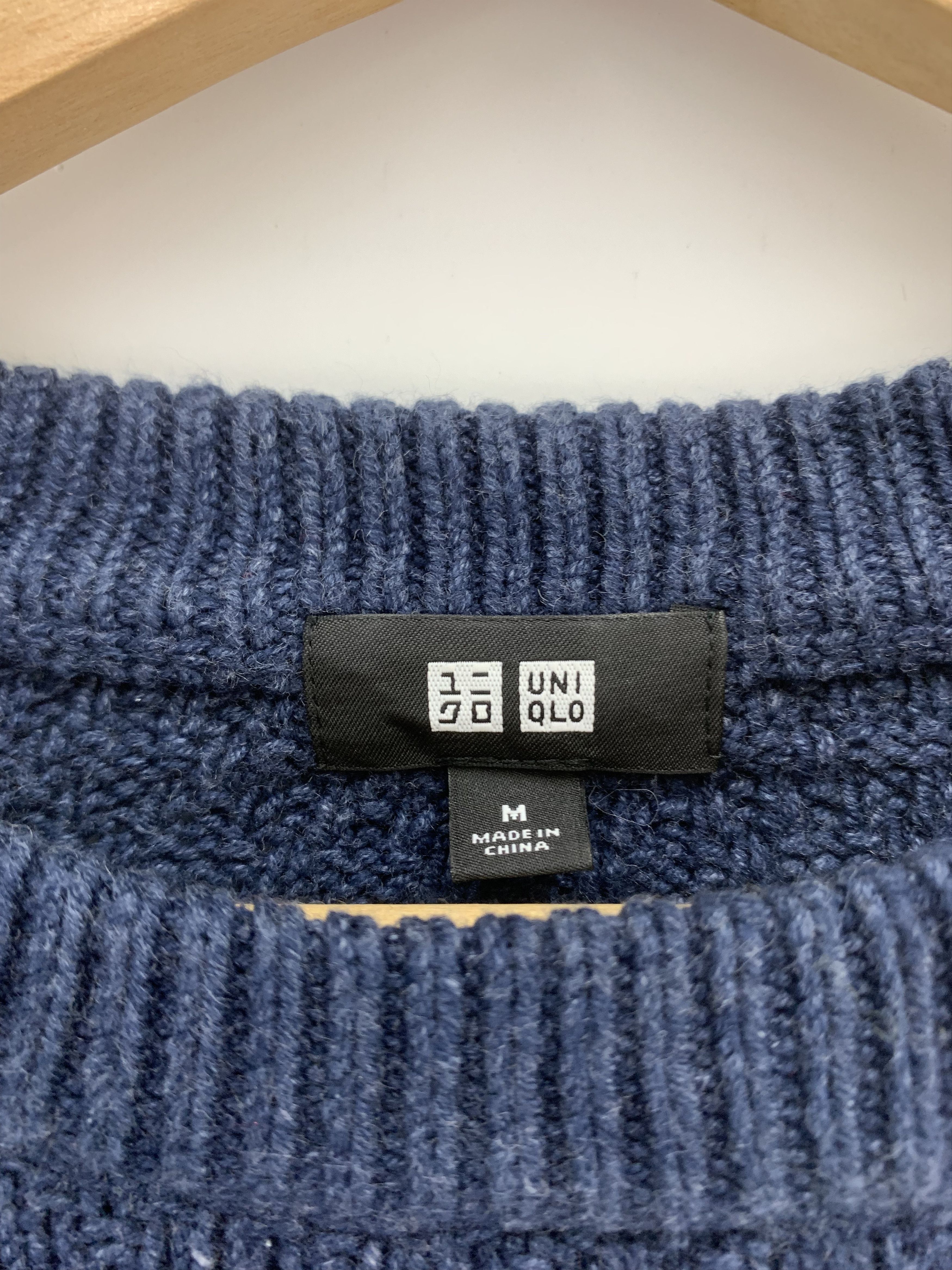 Aran Isles Knitwear × Uniqlo Uniqlo Knit Sweater Knitwear Wool Blend Size US M / EU 48-50 / 2 - 3 Thumbnail