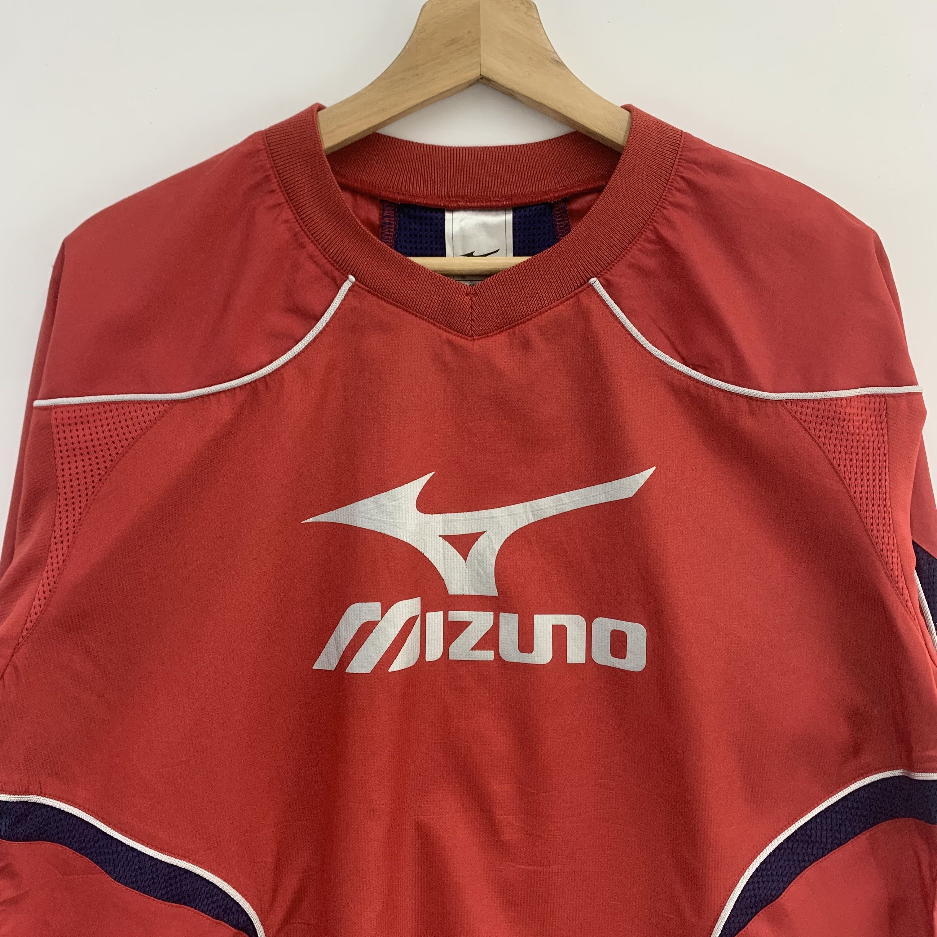 Japanese Brand × Mizuno Mizuno Japan Shirt Long Sleeve Jersey Size US M / EU 48-50 / 2 - 2 Thumbnail