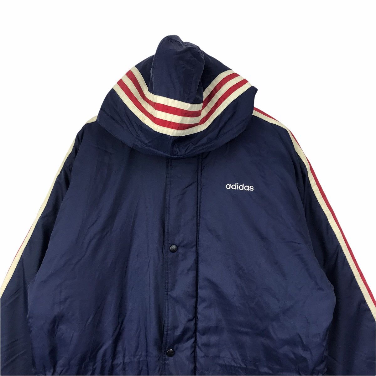 Adidas Vintage ADIDAS USA Sportswear Blue Parka Jacket Size US M / EU 48-50 / 2 - 3 Thumbnail