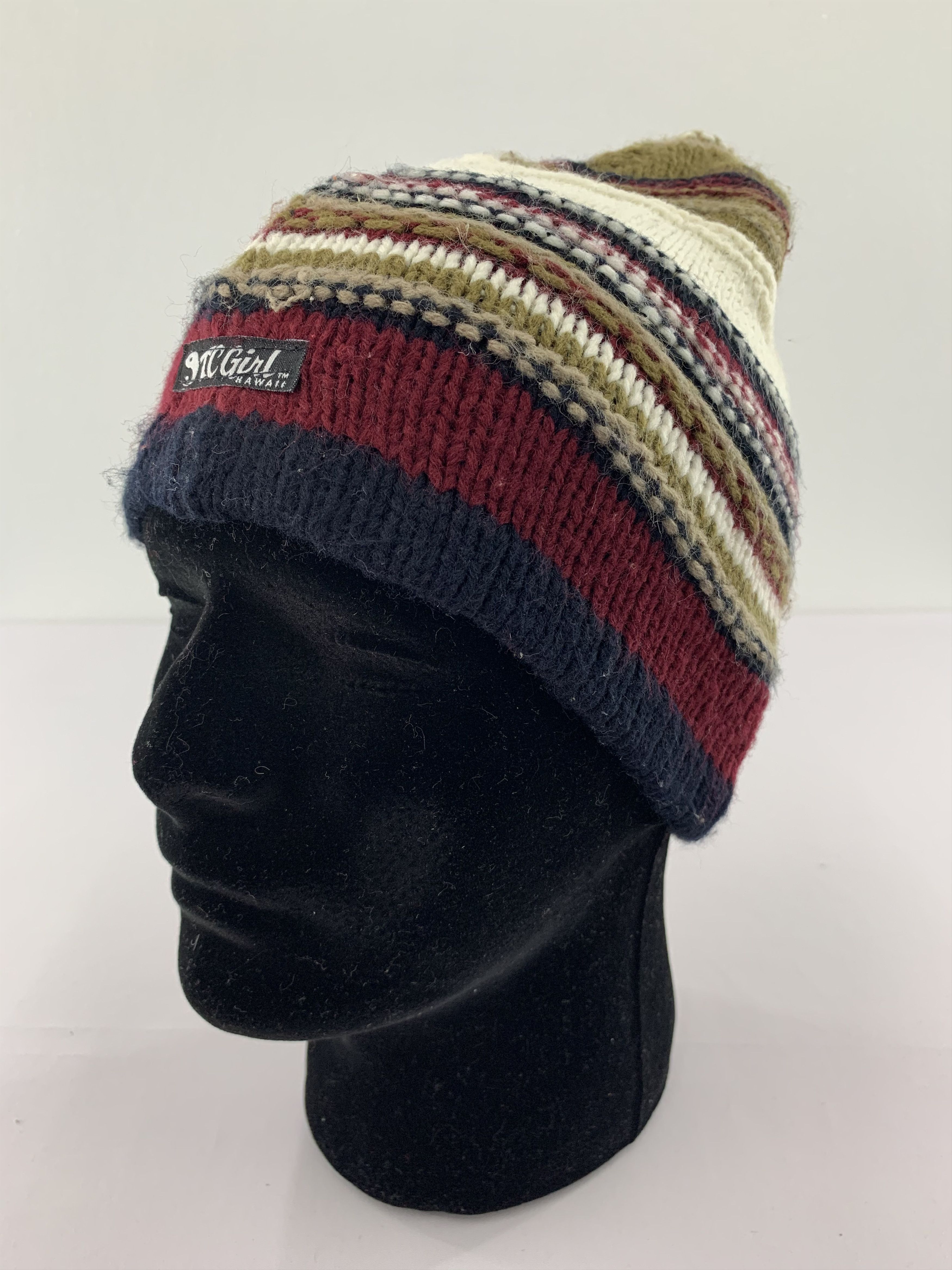 Japanese Brand Surf Hawaii Multicolor Beanie Hat Size ONE SIZE - 1 Thumbnail