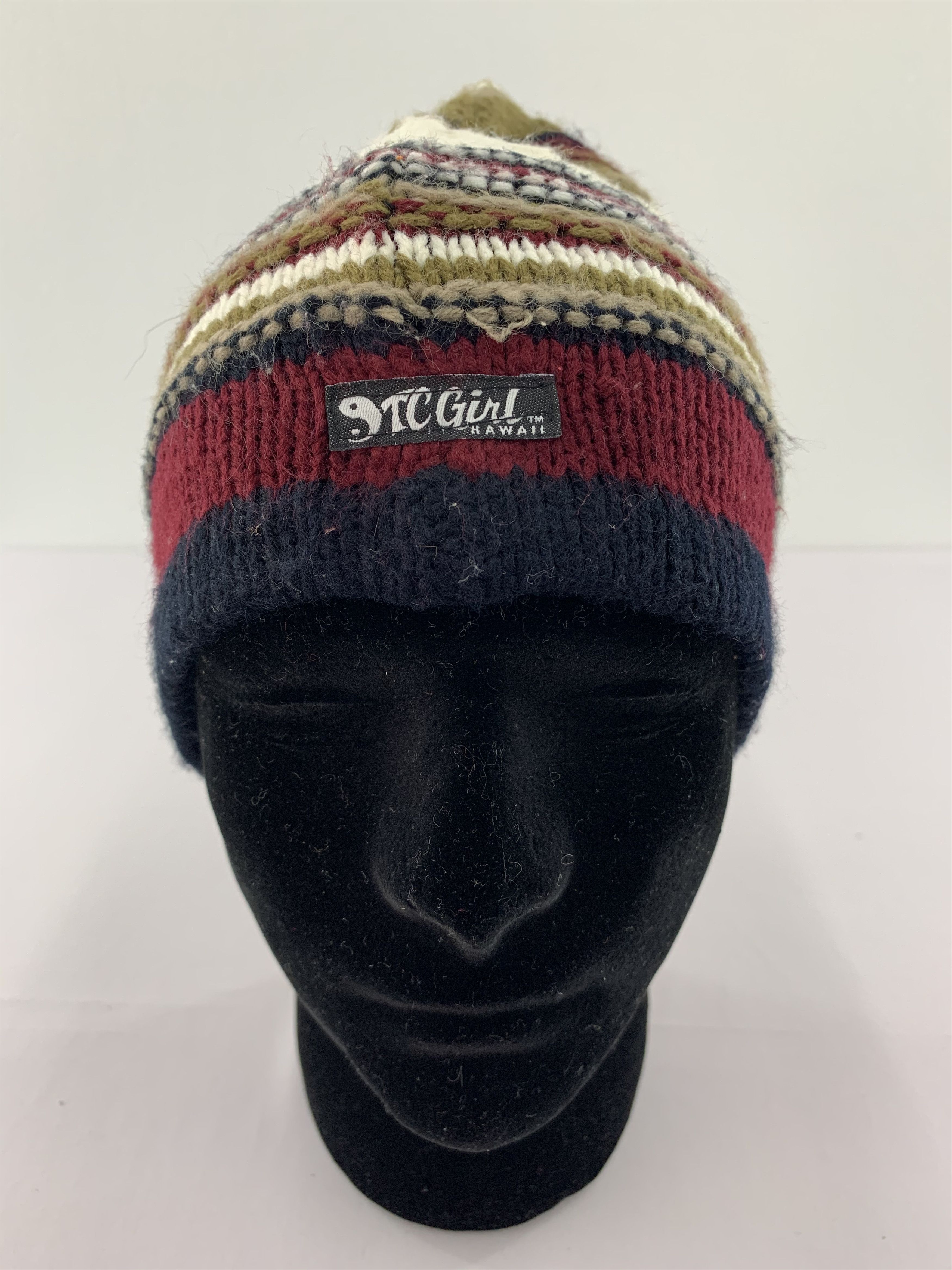 Japanese Brand Surf Hawaii Multicolor Beanie Hat Size ONE SIZE - 3 Thumbnail