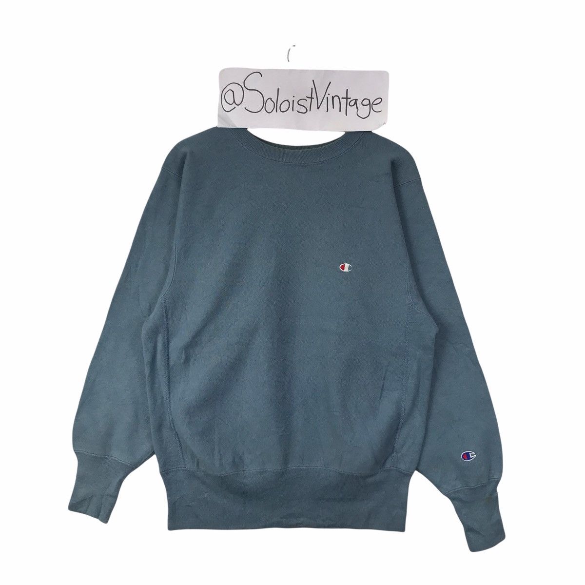 Vintage 80s CHAMPION REVERSE WEAVE Usa Blue Sweatshirt