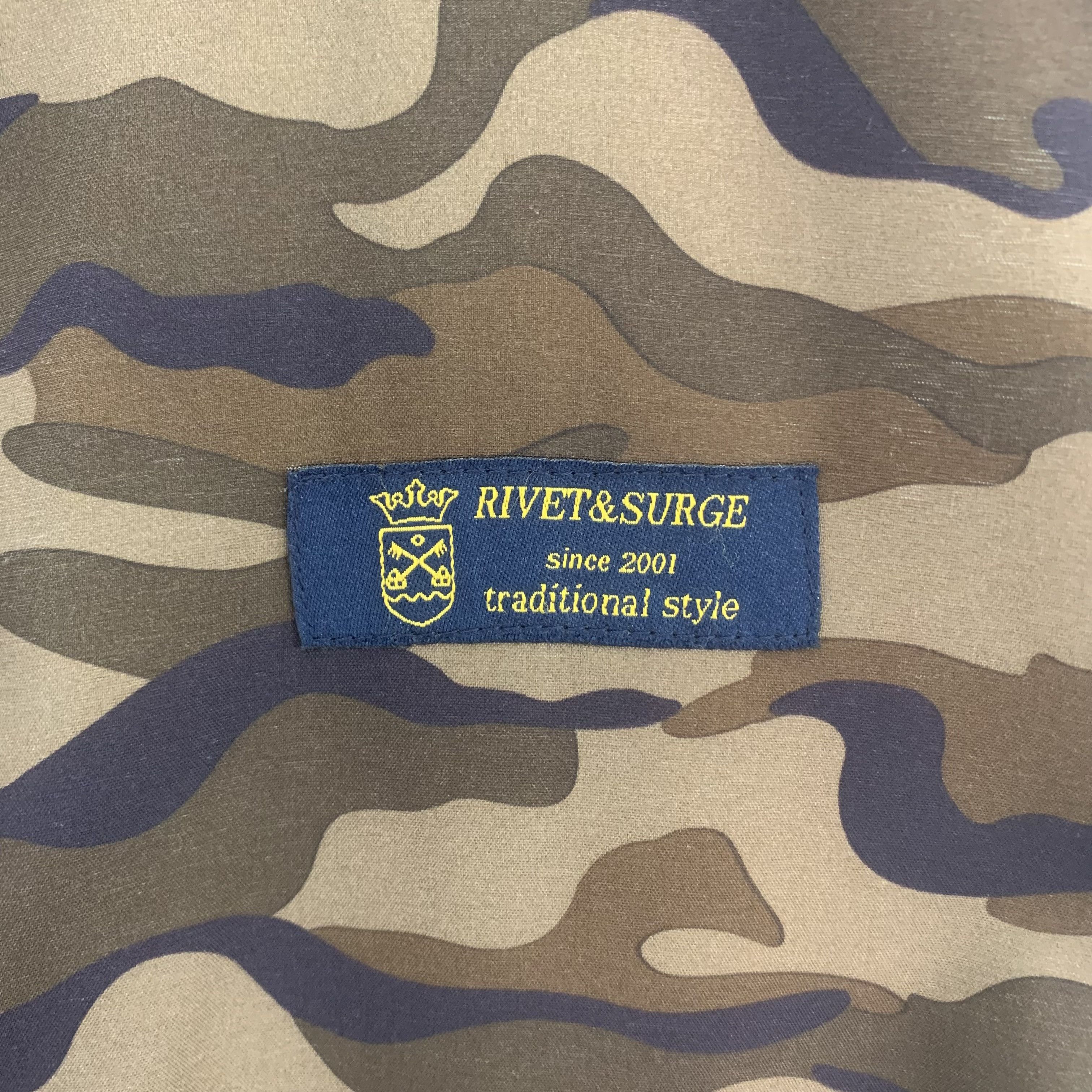 Japanese Brand Rivet & Surge Reversible Jacket Windbreaker Camo Size US M / EU 48-50 / 2 - 11 Thumbnail