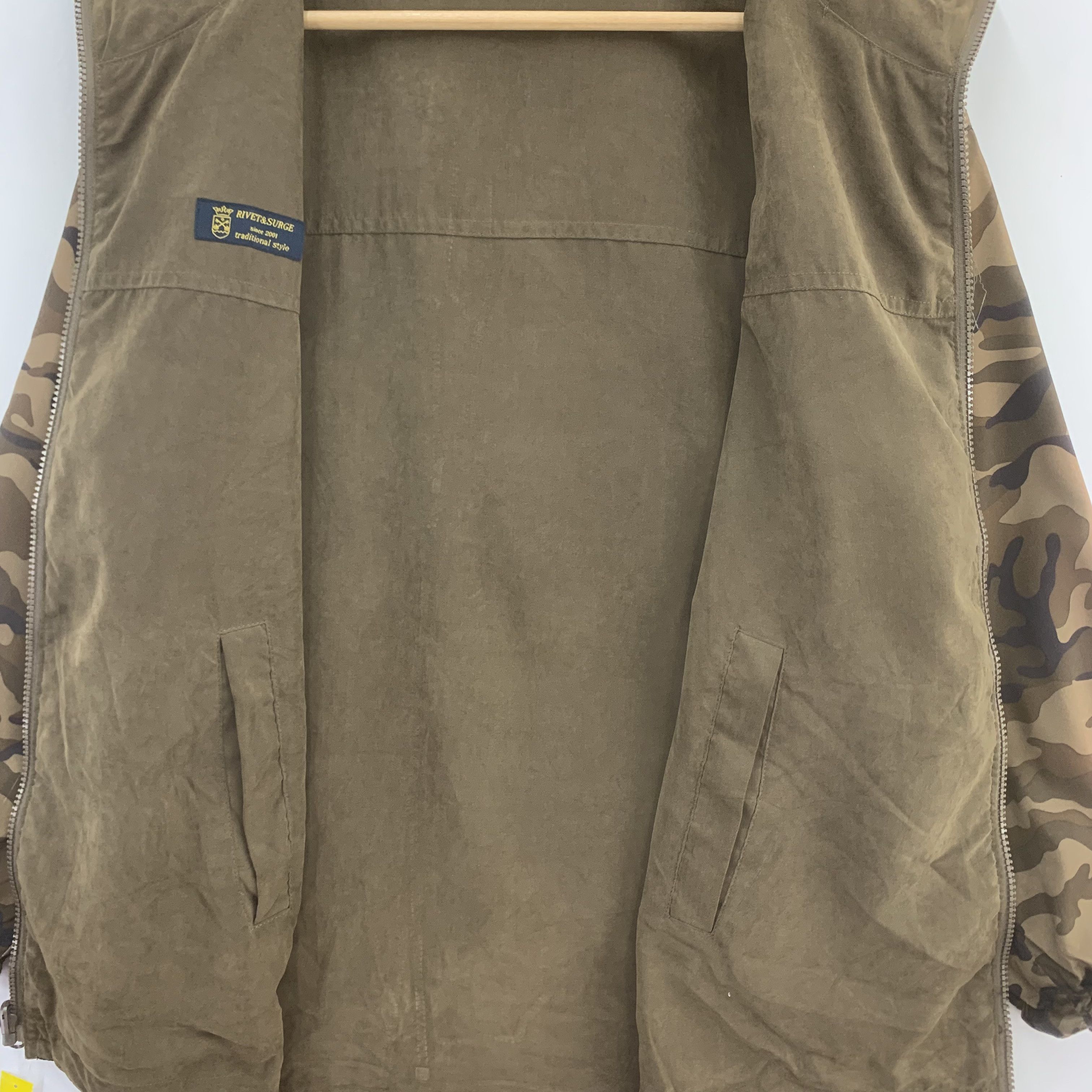 Japanese Brand Rivet & Surge Reversible Jacket Windbreaker Camo Size US M / EU 48-50 / 2 - 7 Thumbnail