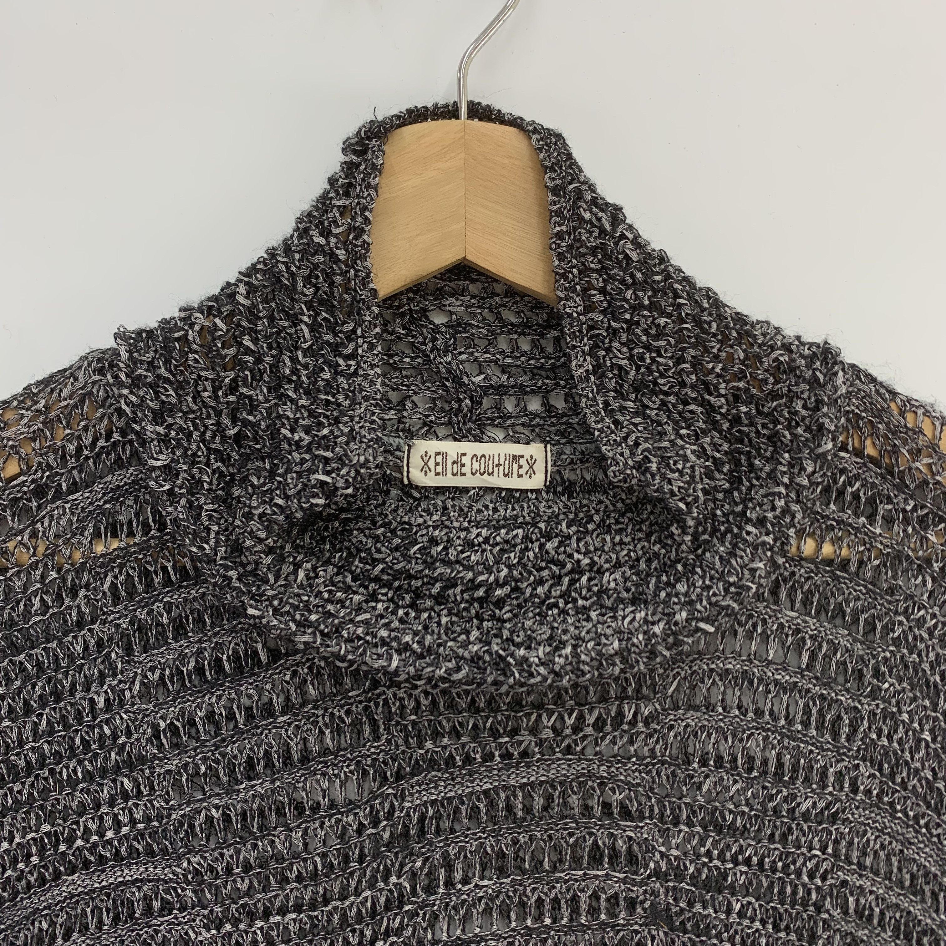 Japanese Brand × Other Ell De Couture Wool Knit Sweater Sleeveless Distressed Size US L / EU 52-54 / 3 - 2 Thumbnail