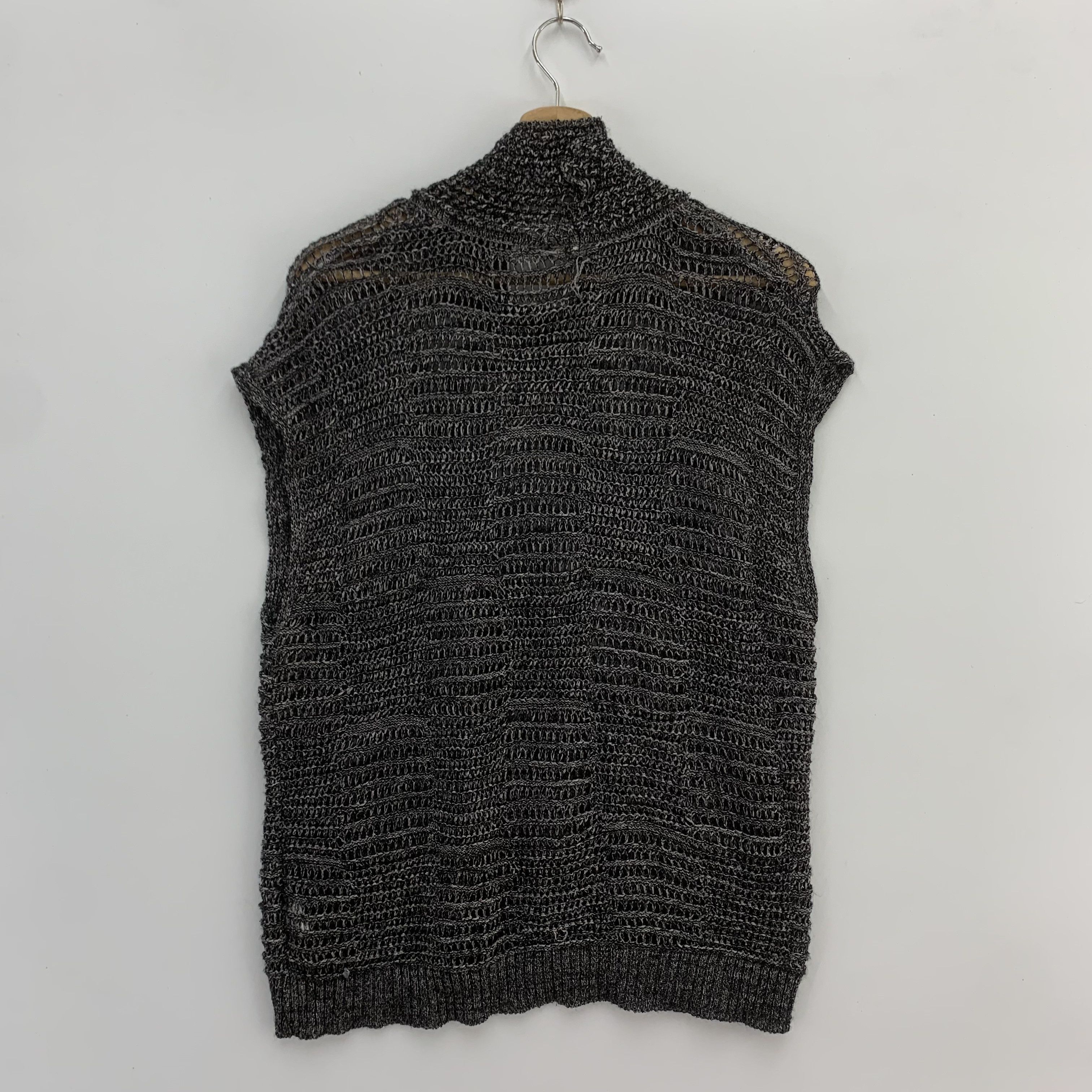 Japanese Brand × Other Ell De Couture Wool Knit Sweater Sleeveless Distressed Size US L / EU 52-54 / 3 - 3 Thumbnail