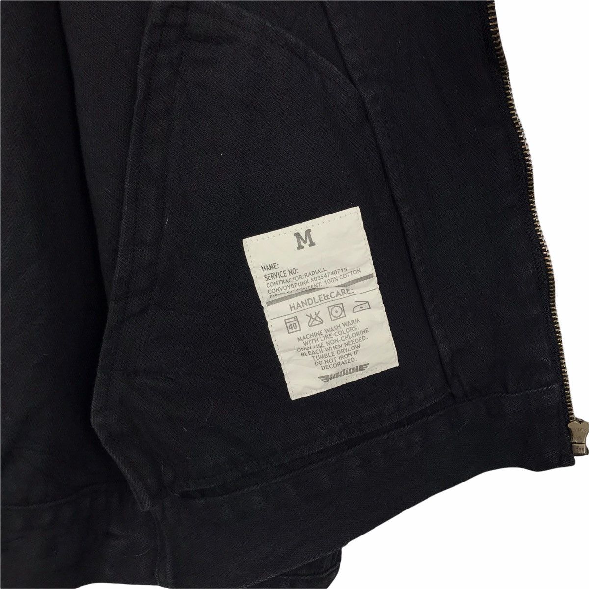 Japanese Brand FUNK RADIALL Japanese Brand Black Jeans Jacket Bowling Size US M / EU 48-50 / 2 - 5 Thumbnail