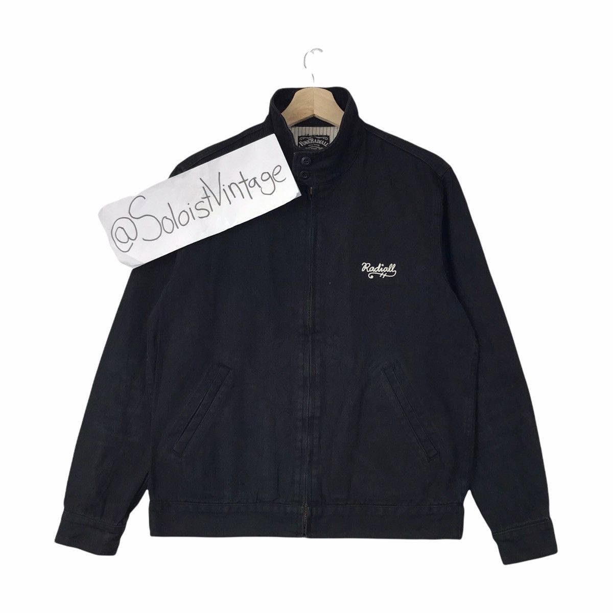 Japanese Brand FUNK RADIALL Japanese Brand Black Jeans Jacket Bowling Size US M / EU 48-50 / 2 - 1 Thumbnail