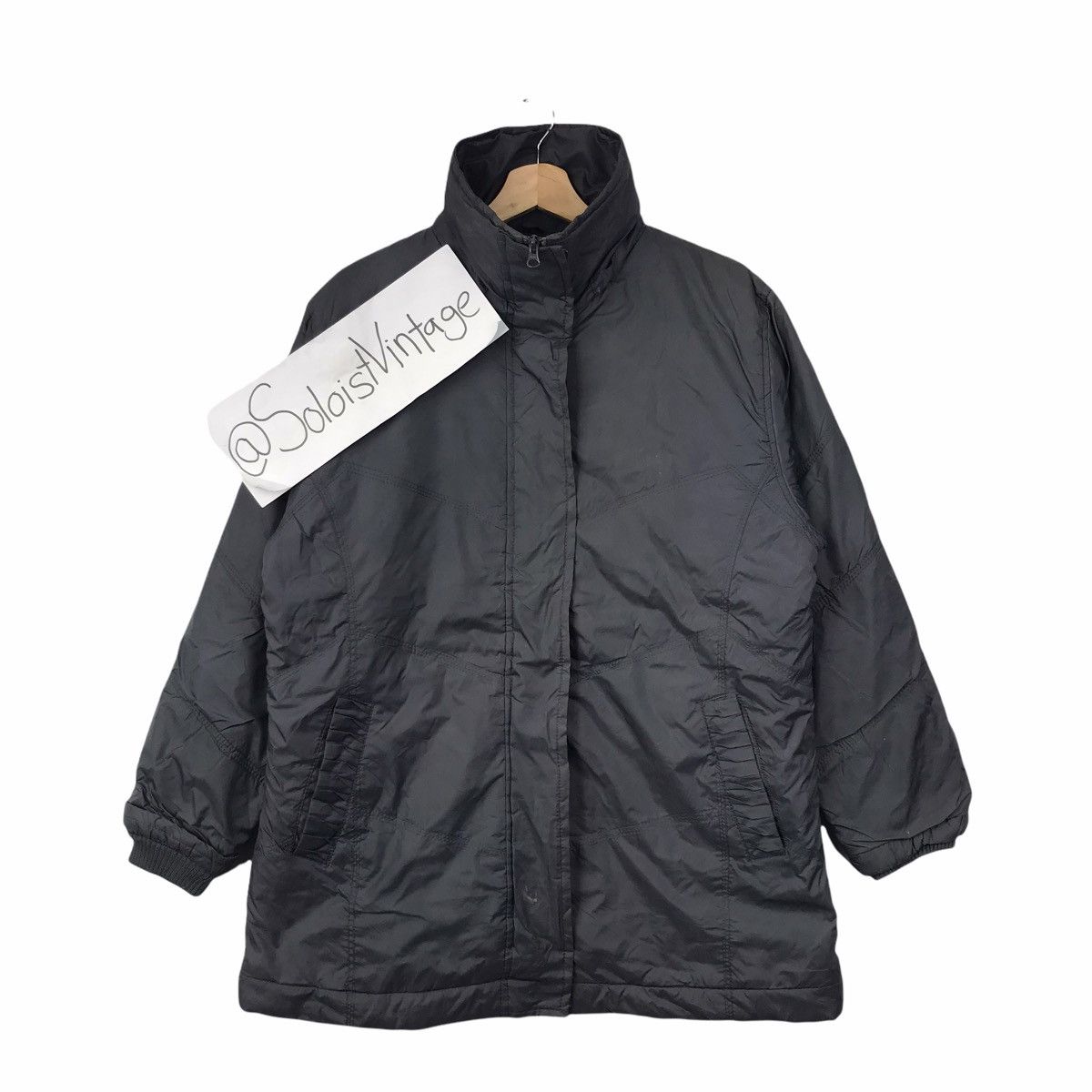Vintage THE BROWN SHOP Woolen Store Grey Jacket Parka Size US L / EU 52-54 / 3 - 1 Thumbnail
