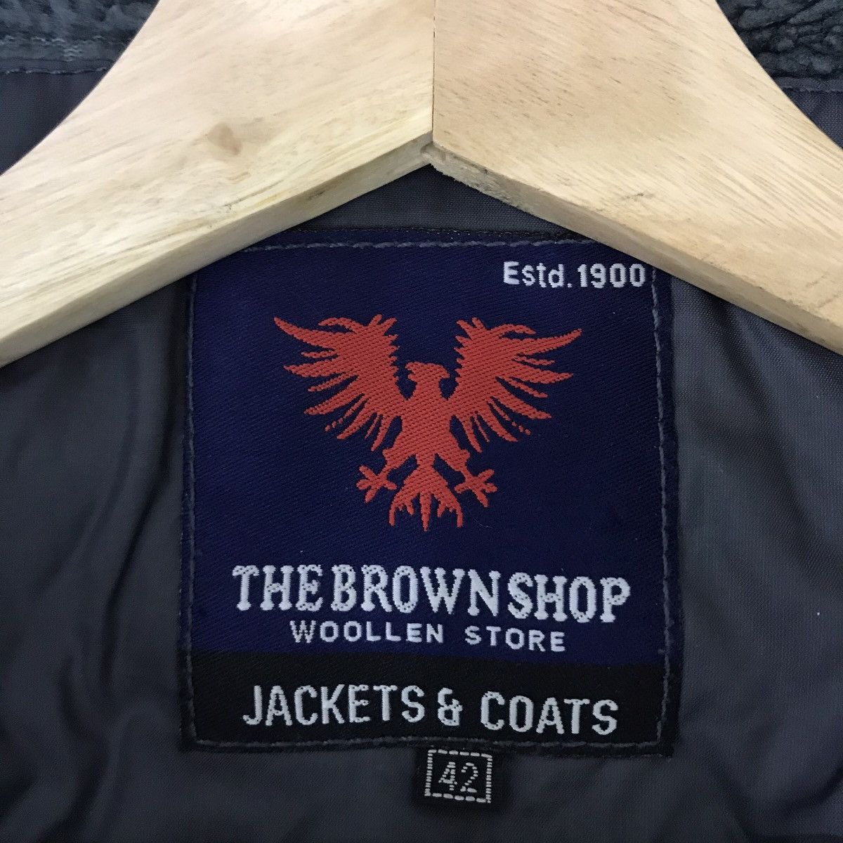 Vintage THE BROWN SHOP Woolen Store Grey Jacket Parka Size US L / EU 52-54 / 3 - 4 Thumbnail