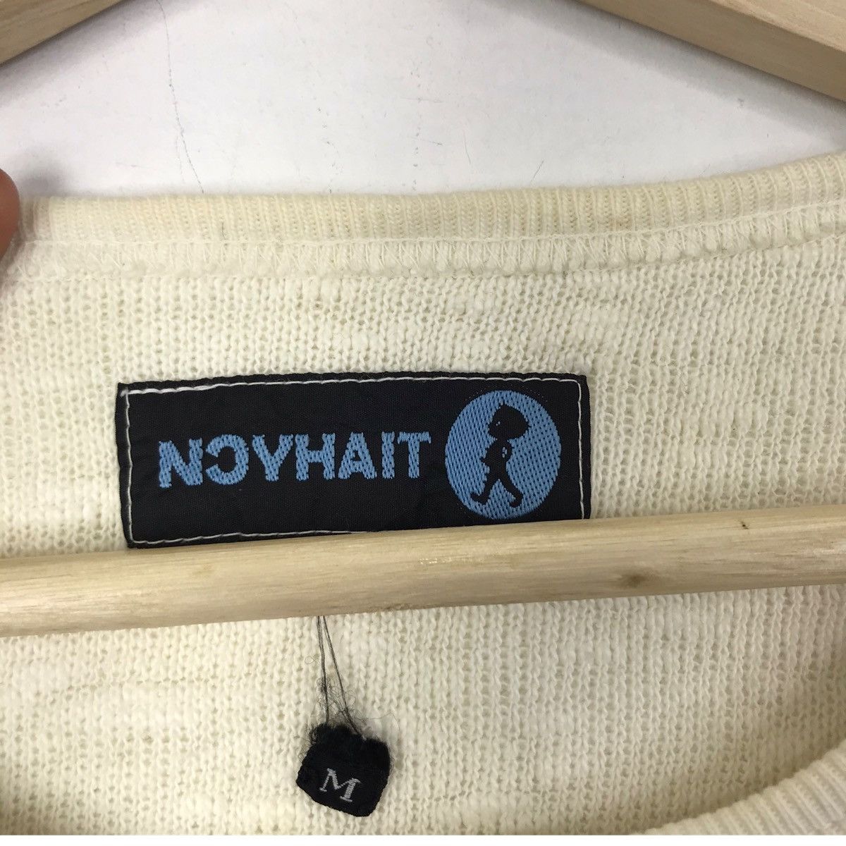 Vintage NCYHAIT PEACE Of MIND Japanese Brand White Shirt Size US M / EU 48-50 / 2 - 4 Thumbnail